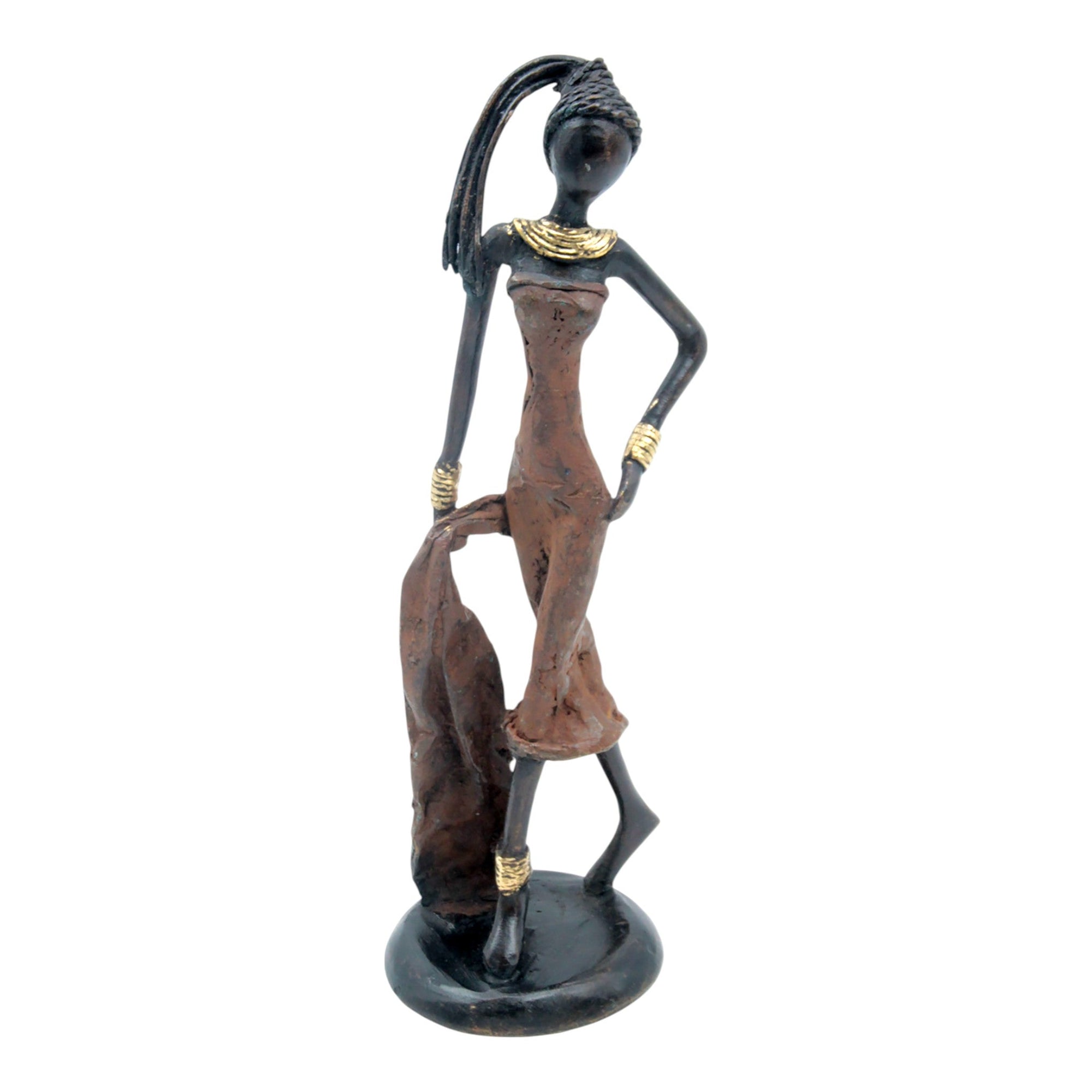 Bronze 25 cm marron n°4 