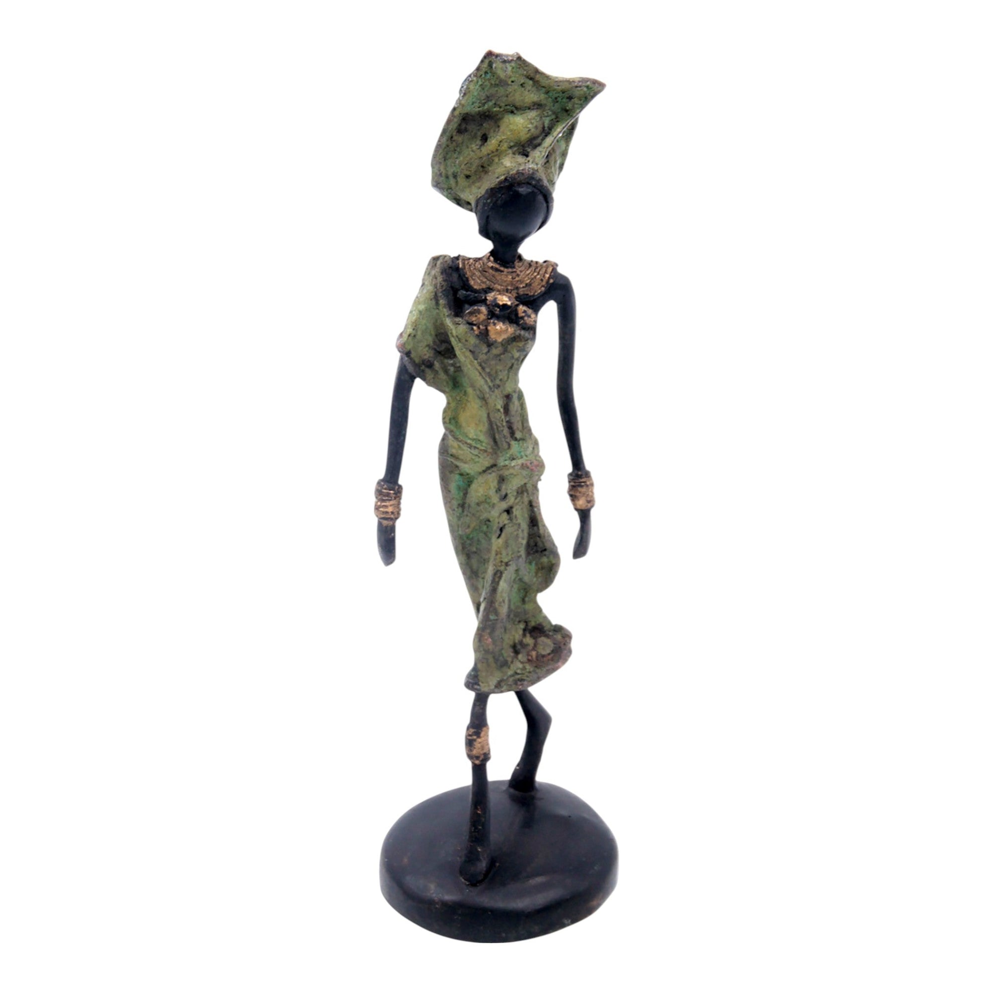 Bronze 20 cm vert n°4 