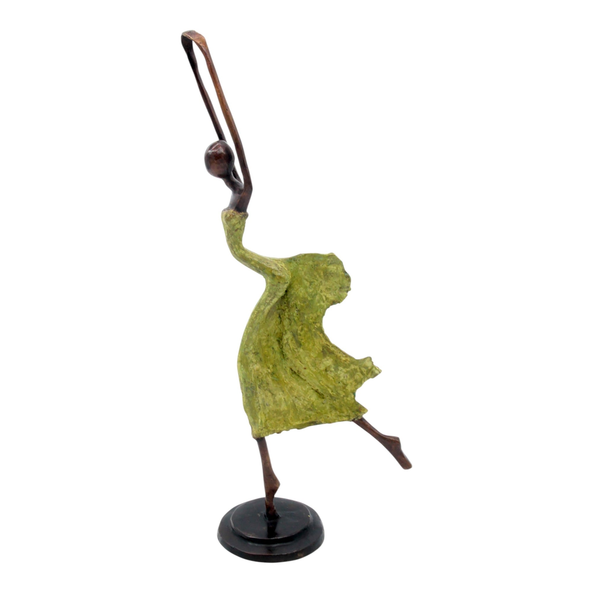 Danseuse 35 cm verte n°1 