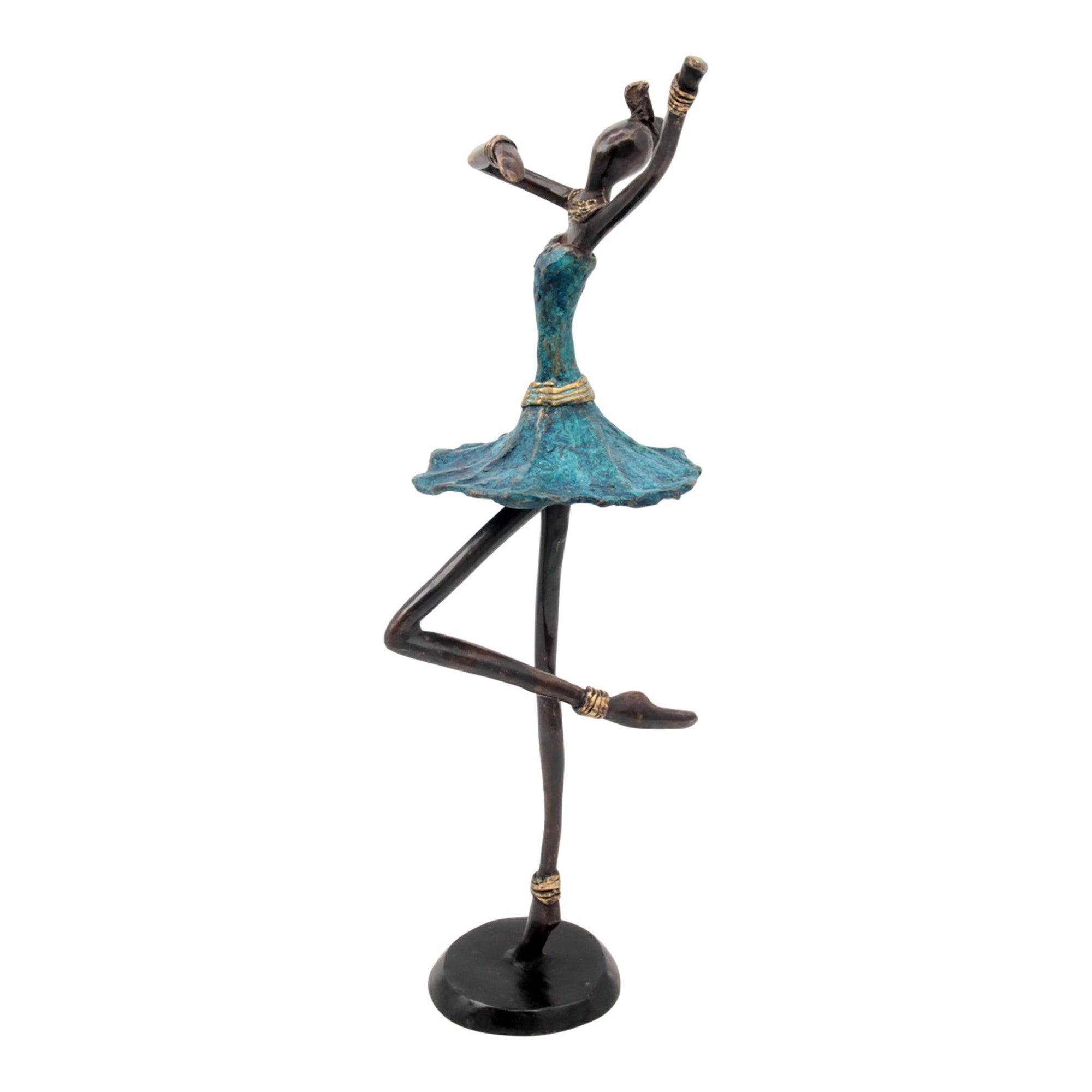 Ballerine 40 cm bleu n°1 