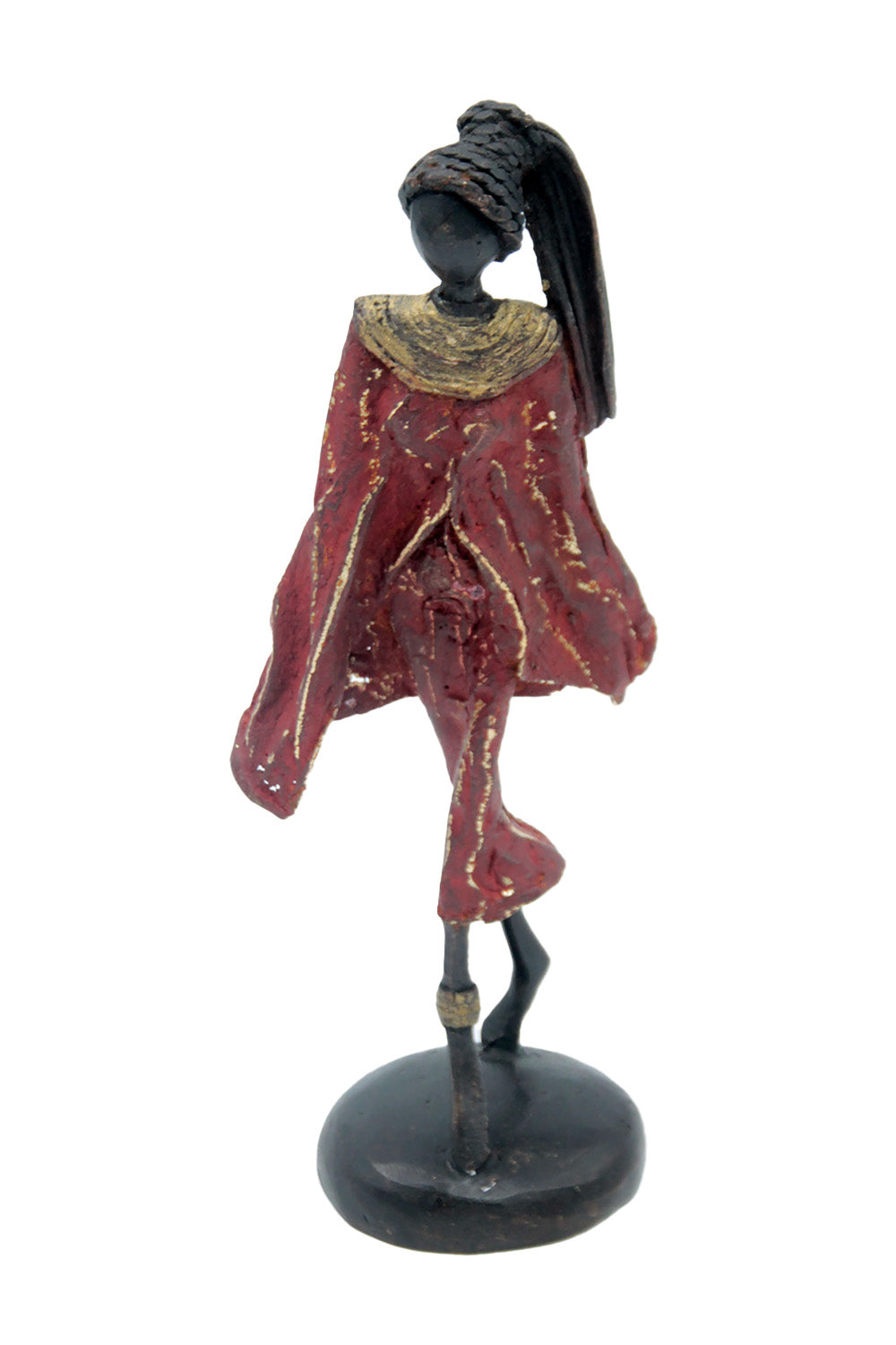 Bronze 20 cm rouge n°6 Bronzes d'Afrique