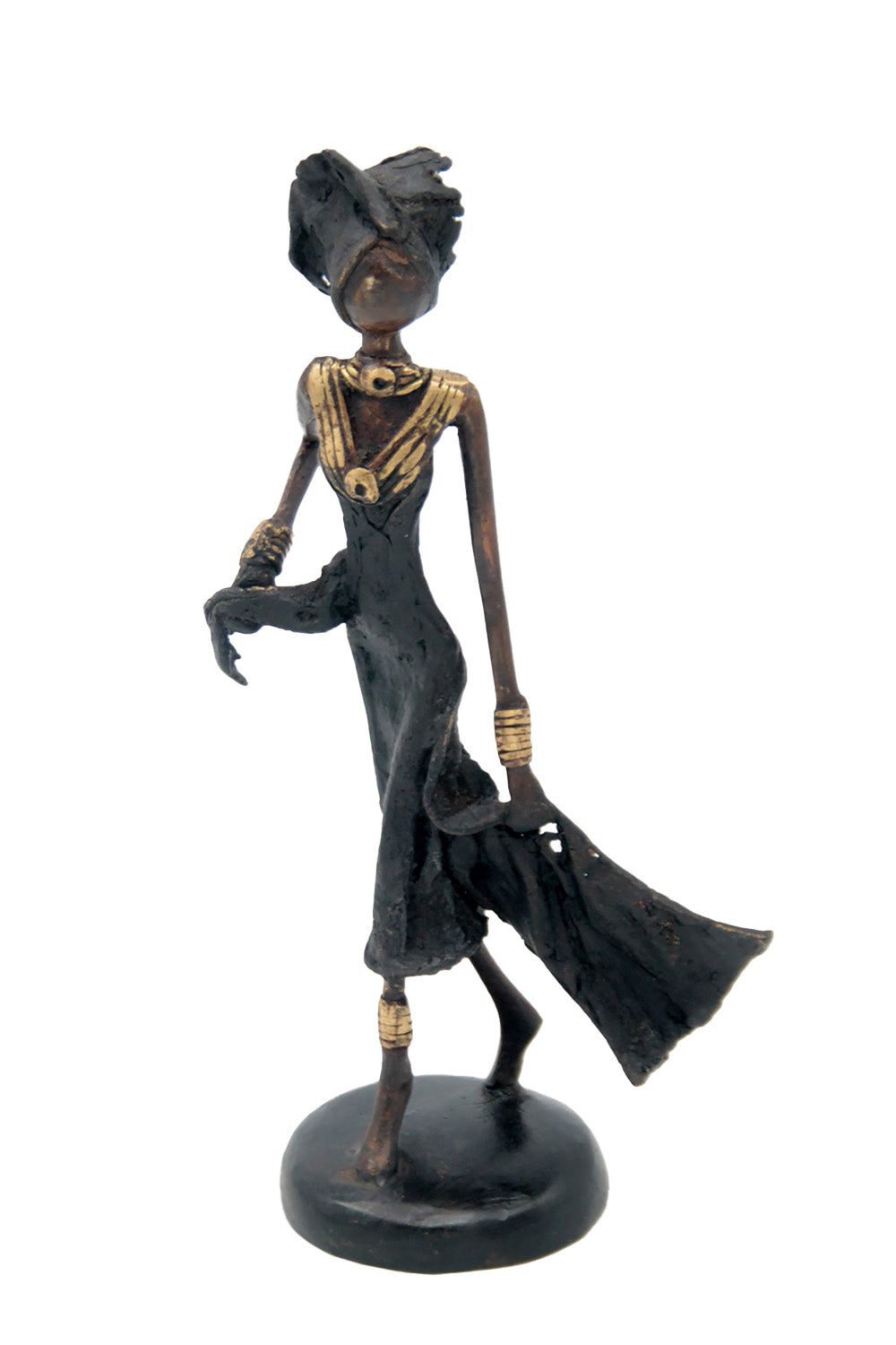 Bronze 20 cm noir n°14 Bronzes d'Afrique