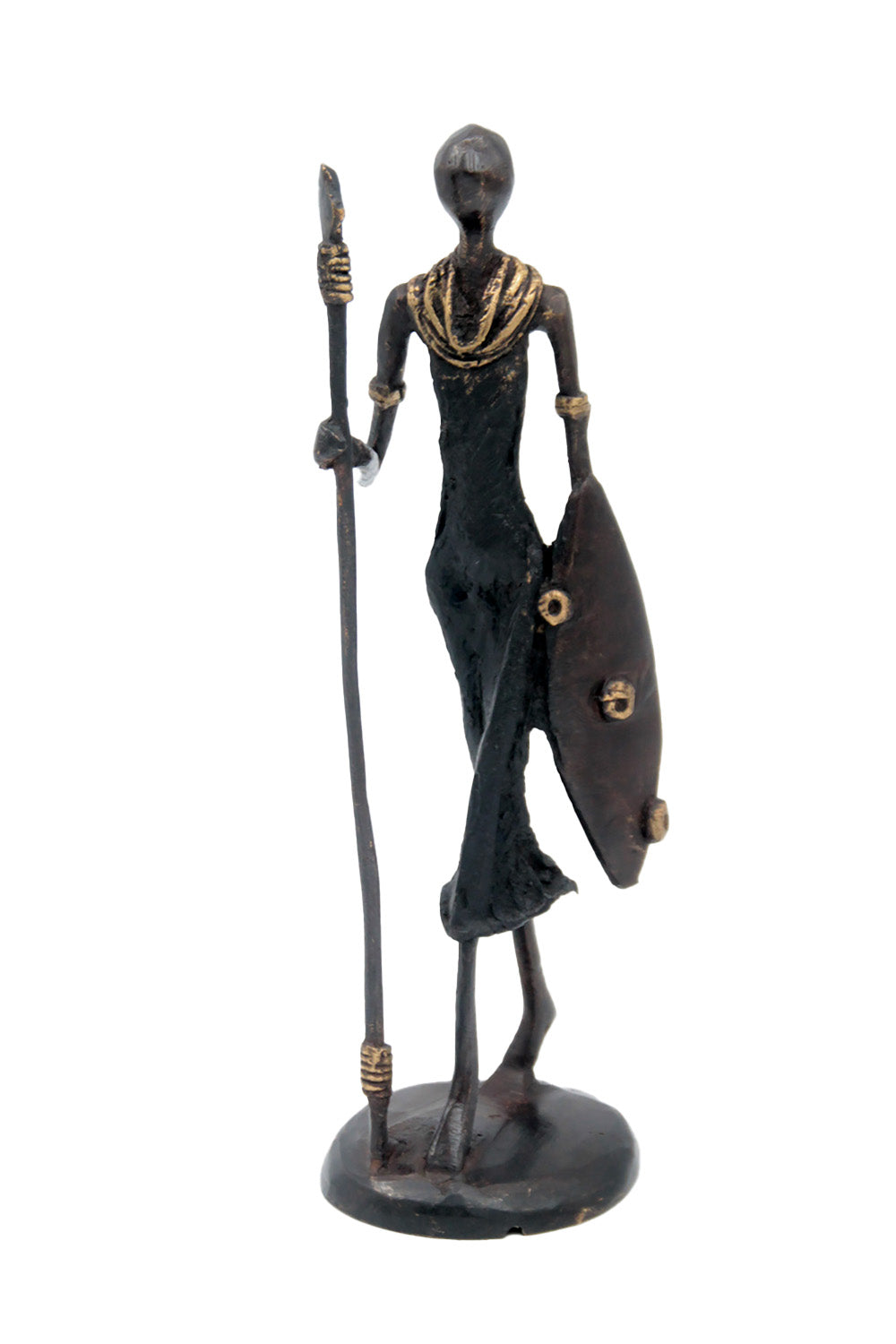 Bronze 25 cm noir n°6 Bronzes d&#39;Afrique