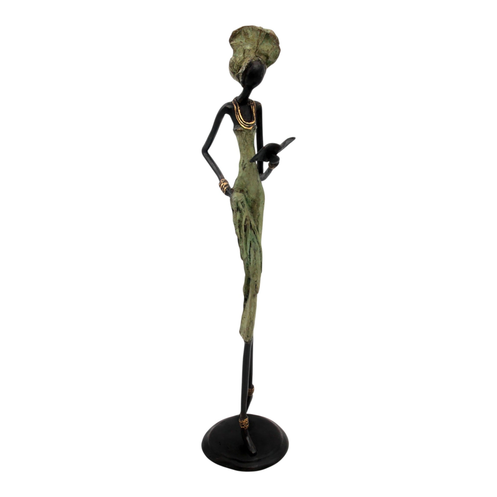 Bronze 55 cm vert n°7 