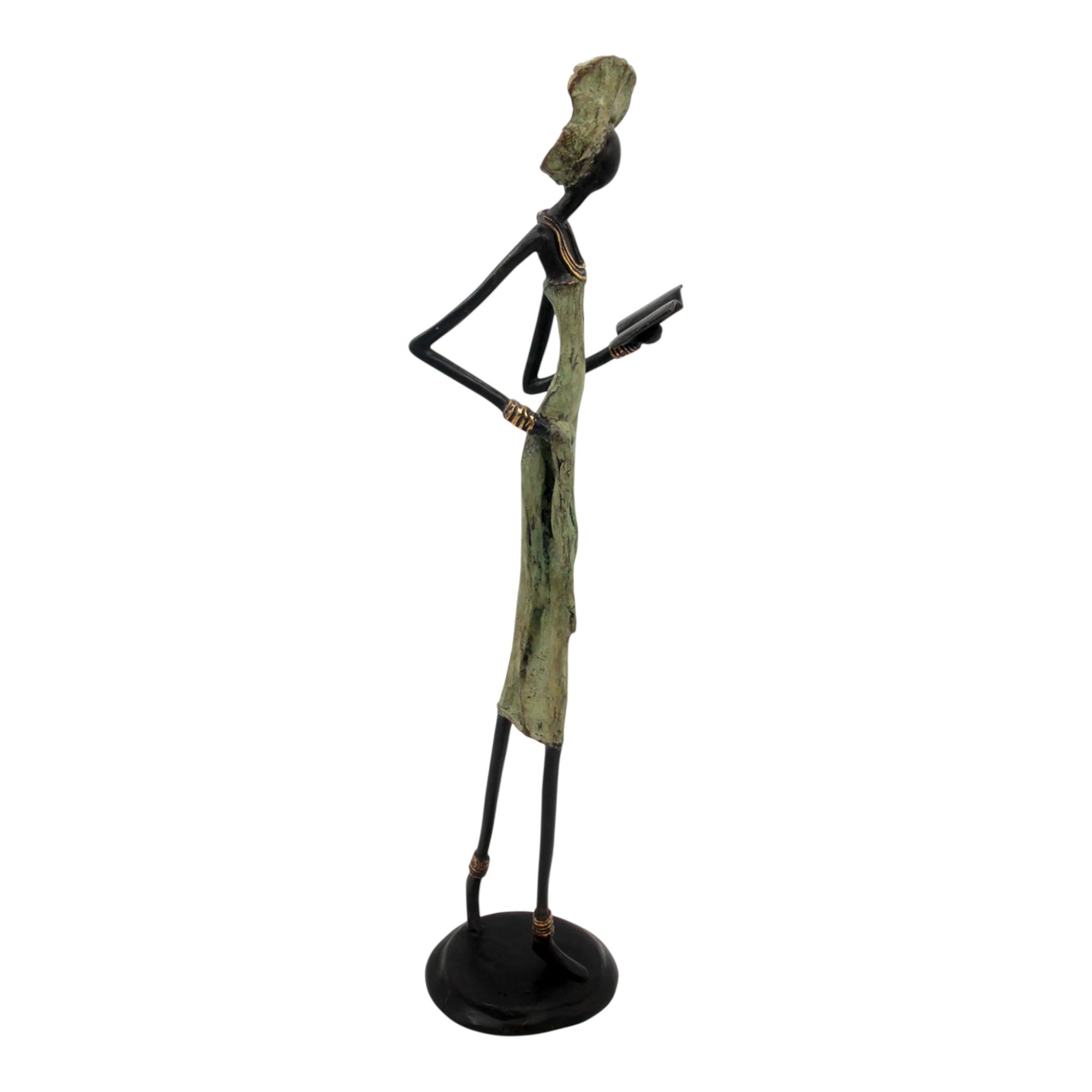 Bronze 55 cm vert n°7 