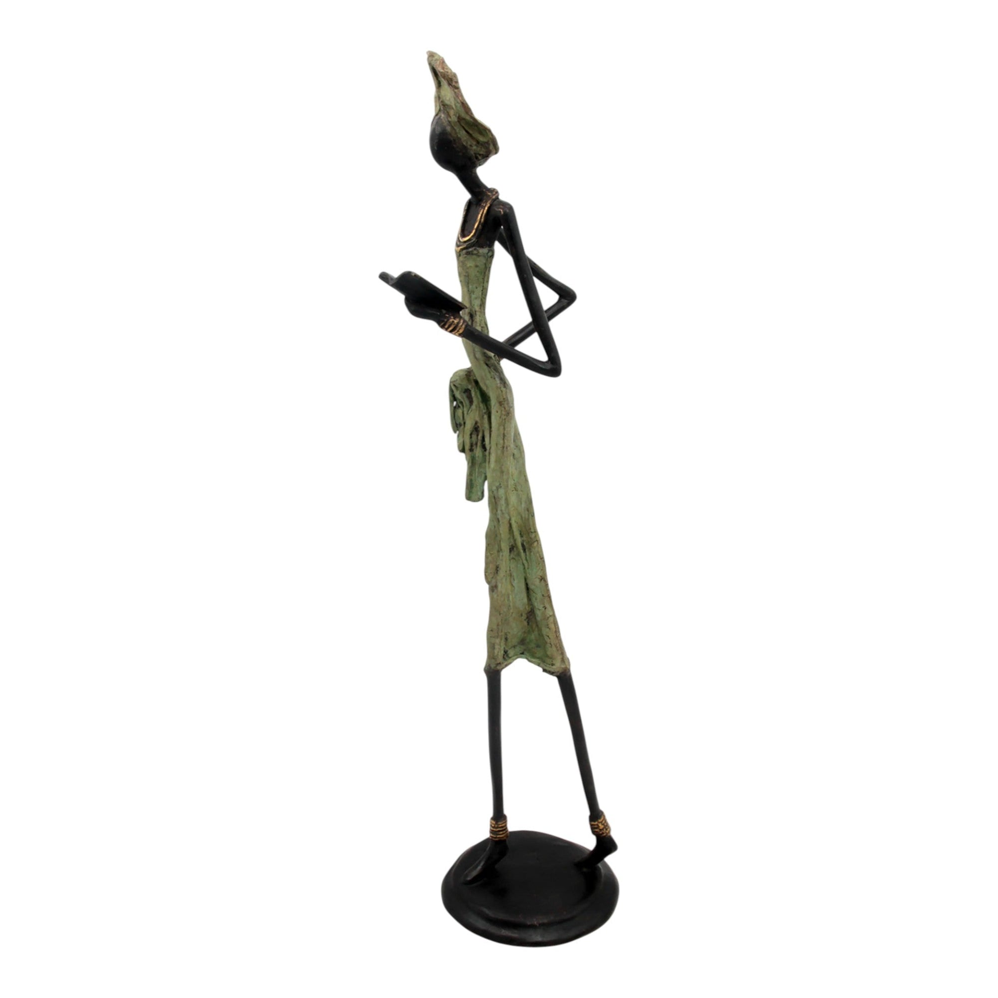 Bronze 55 cm vert n°7 