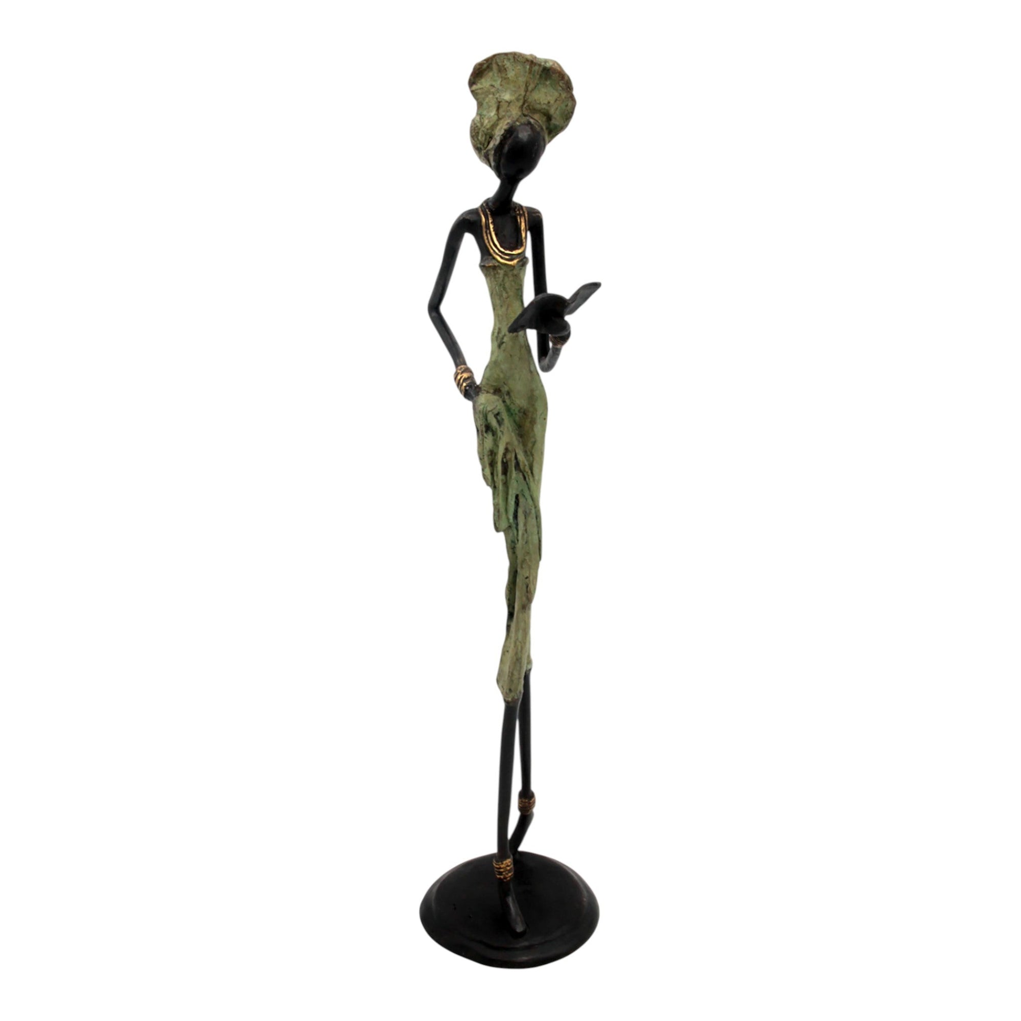 Bronze 55 cm vert n°7 