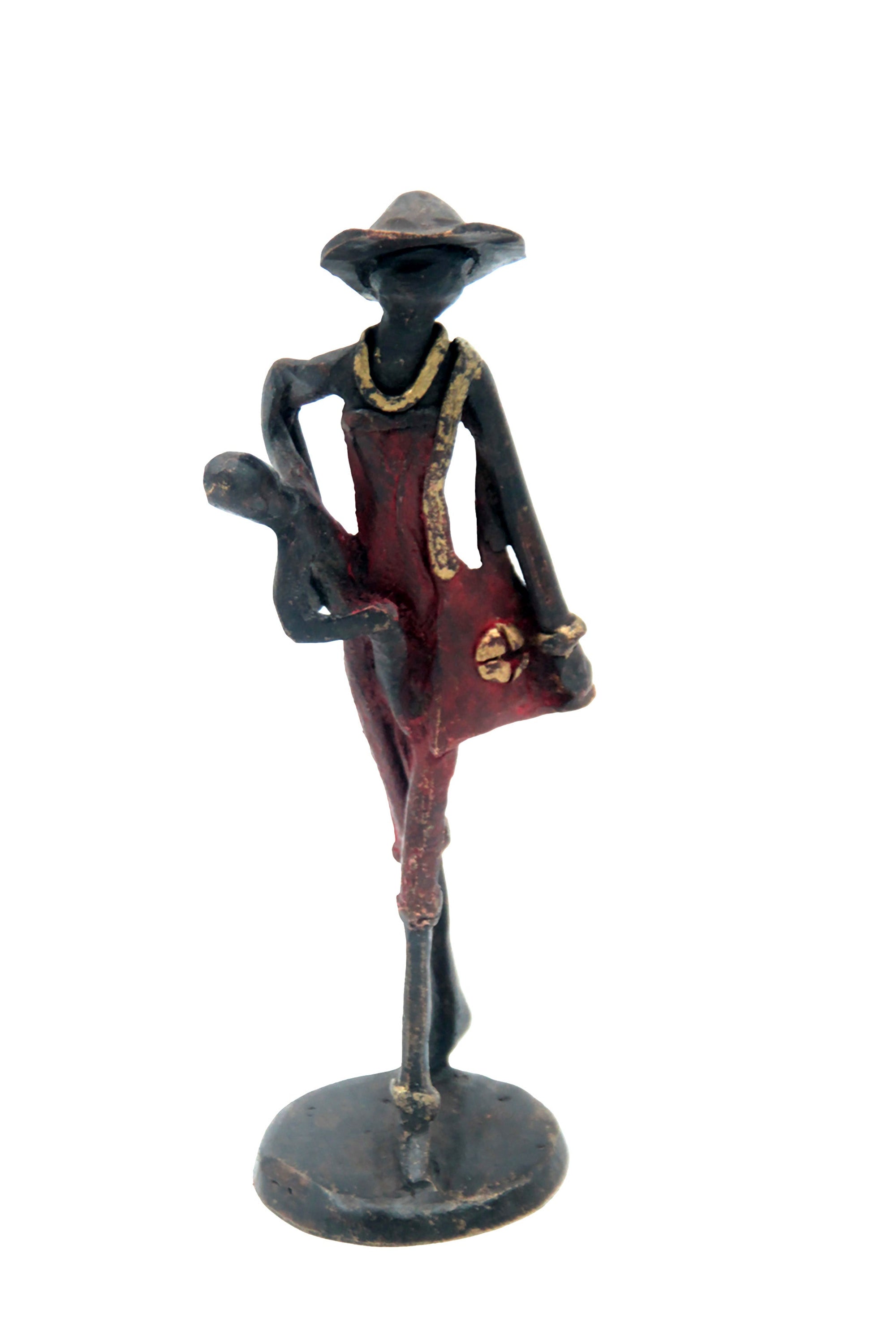 Bronze 15 cm rouge n°36 Bronzes d'Afrique