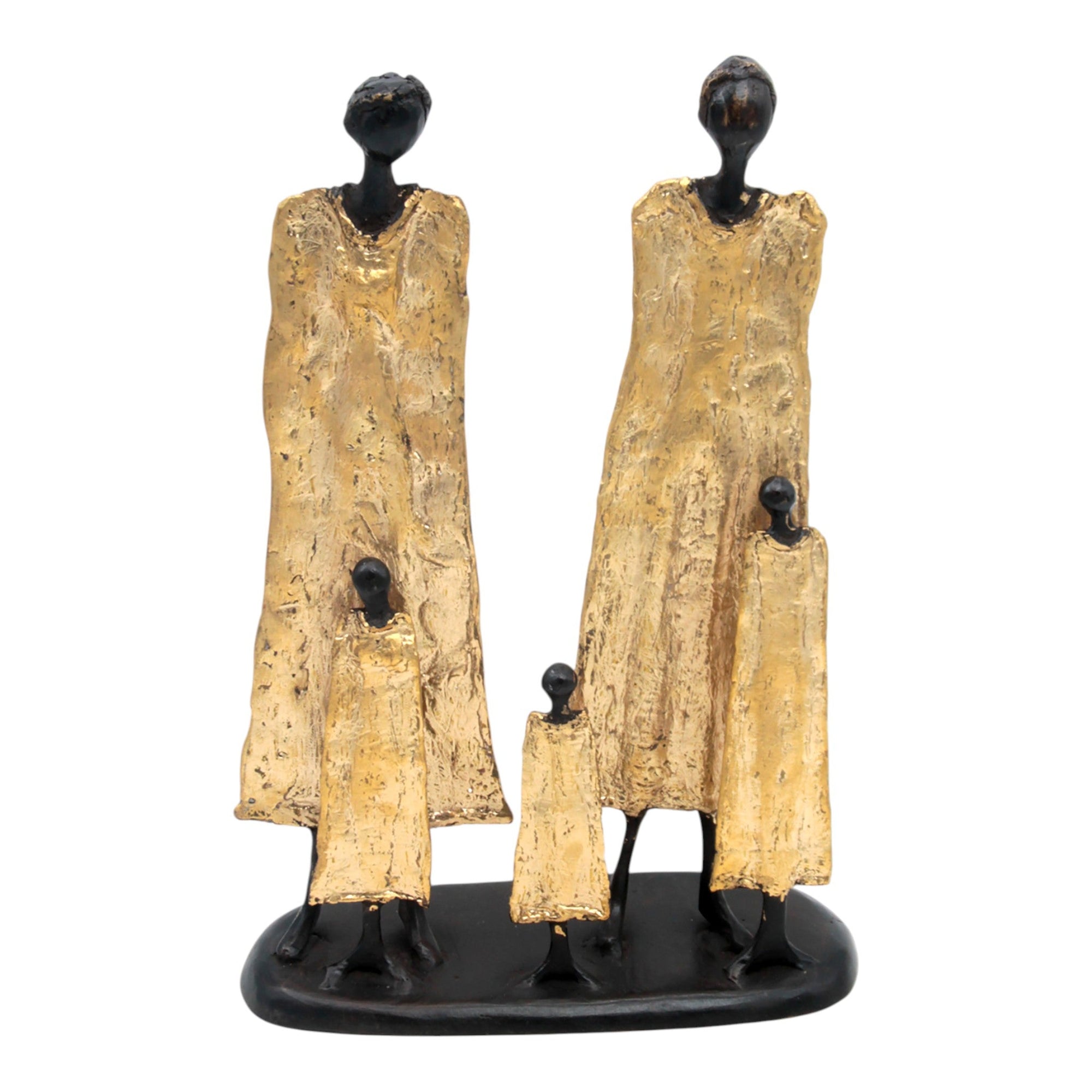 Famille 35 cm dorée n°1 