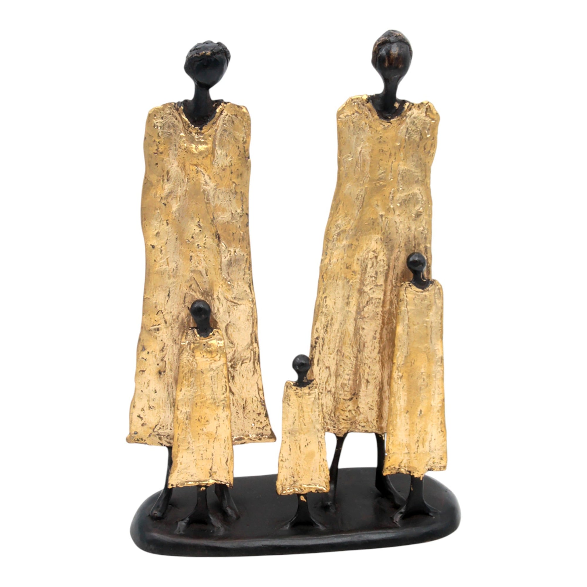 Famille 35 cm dorée n°1 