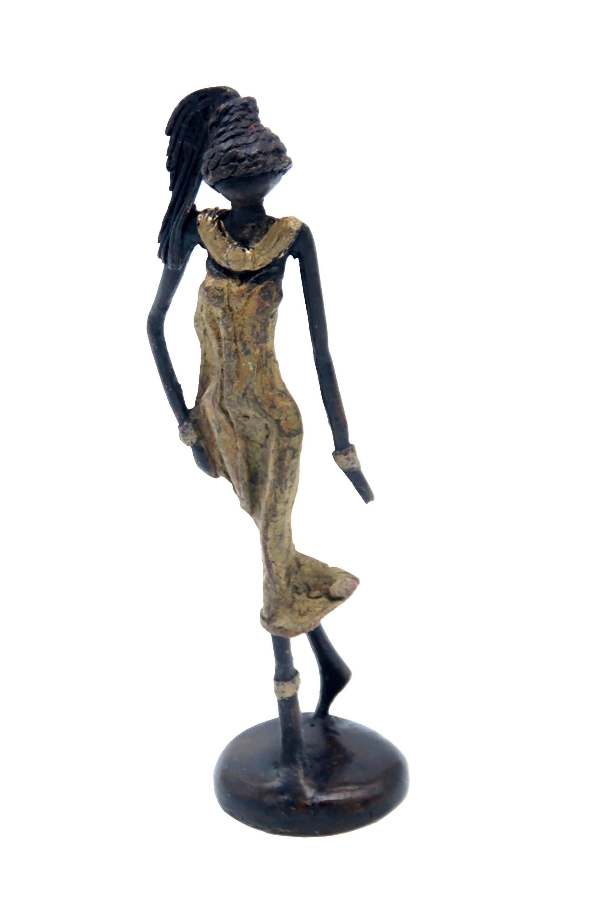 Bronze 15 cm vert n°12 Bronzes d'Afrique