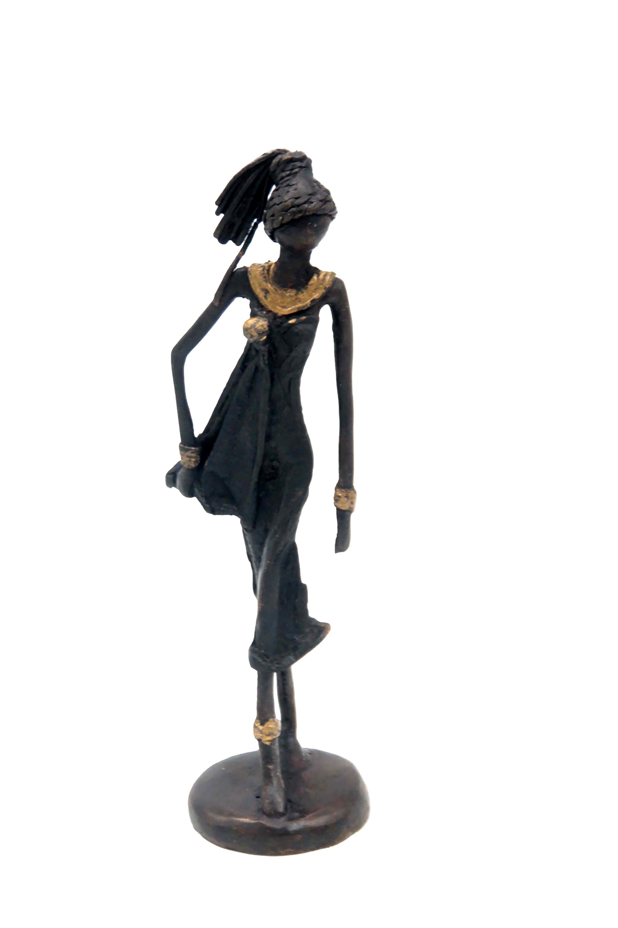 Bronze 15 cm noir n°19 Bronzes d&#39;Afrique