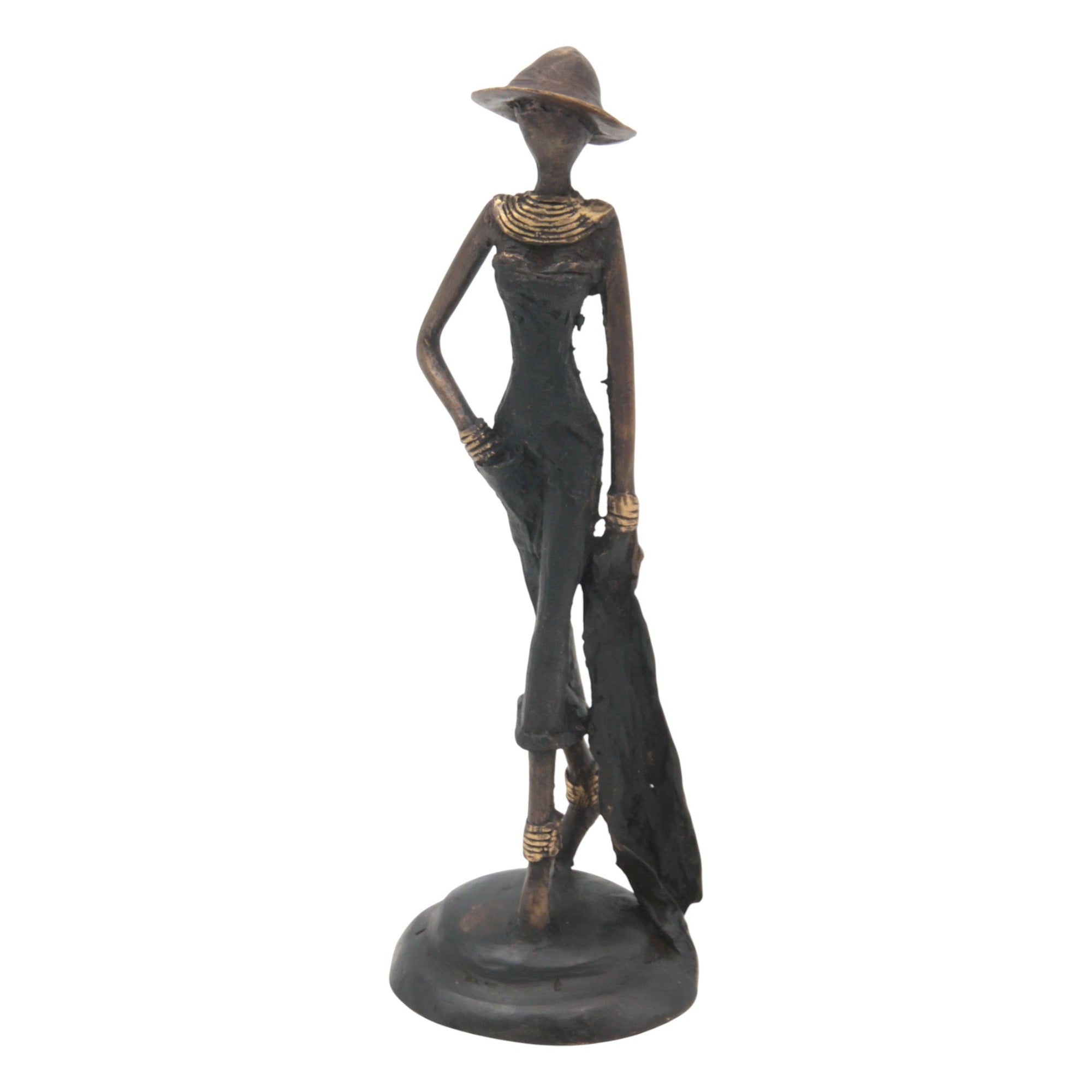 Bronze 20 cm noir n°4 