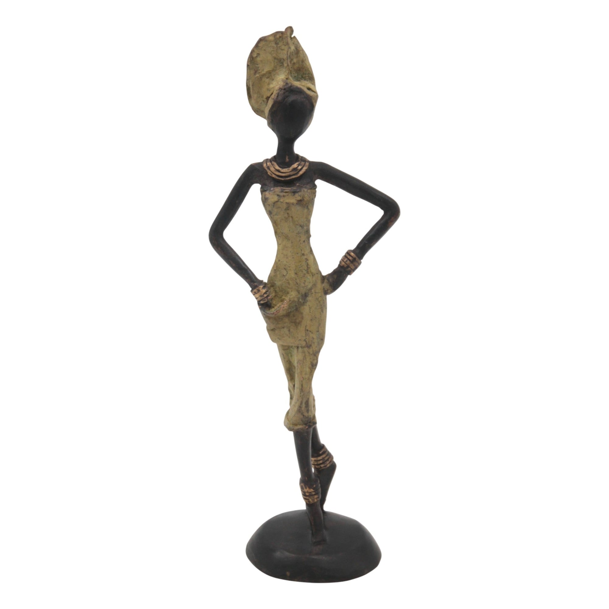 Bronze 20 cm vert n°2 
