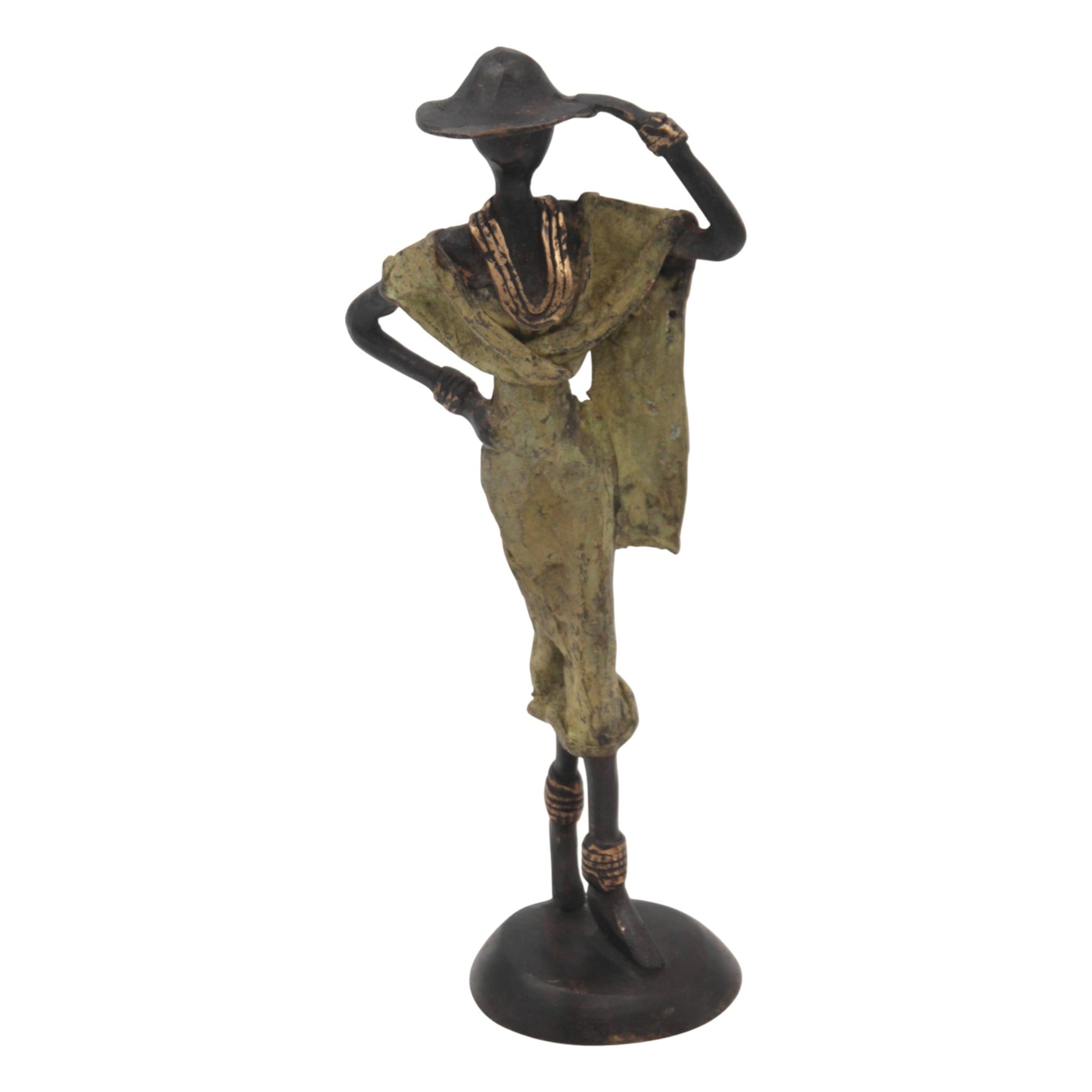 Bronze 20 cm vert n°4 
