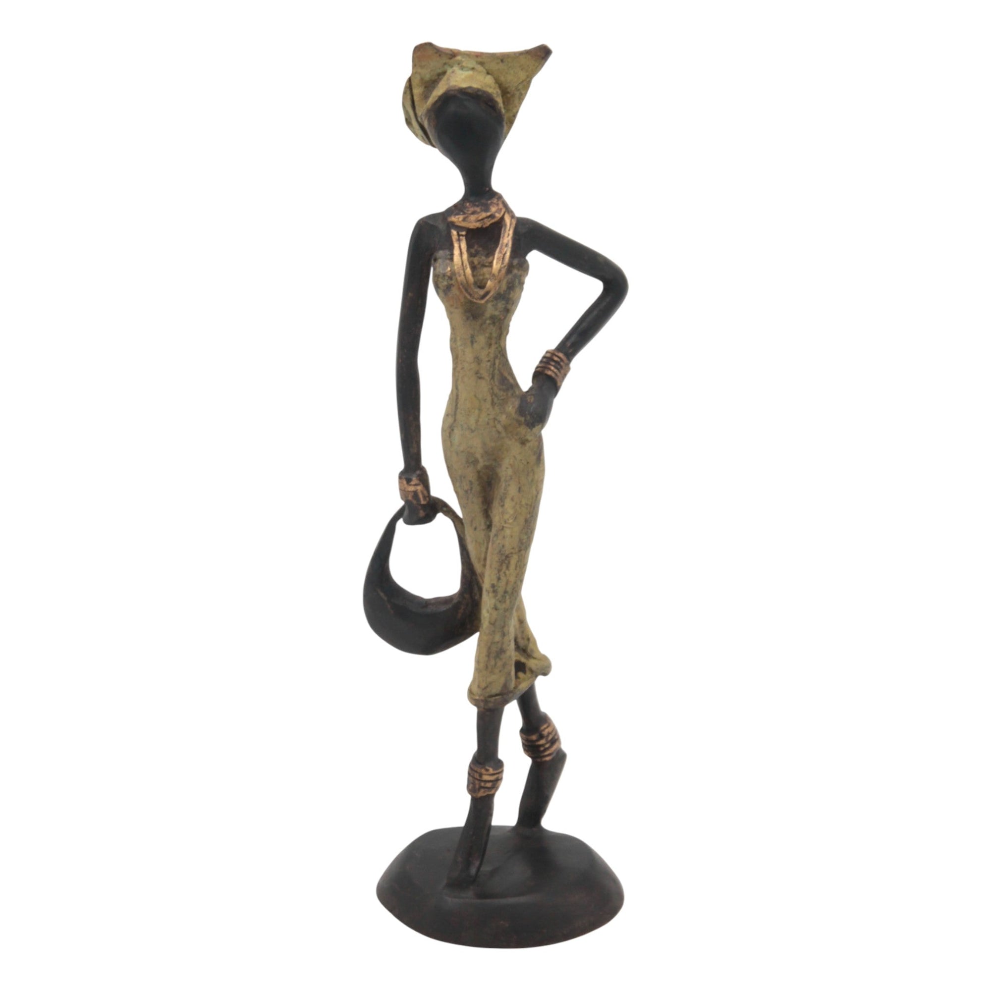 Bronze 20 cm vert n°7 