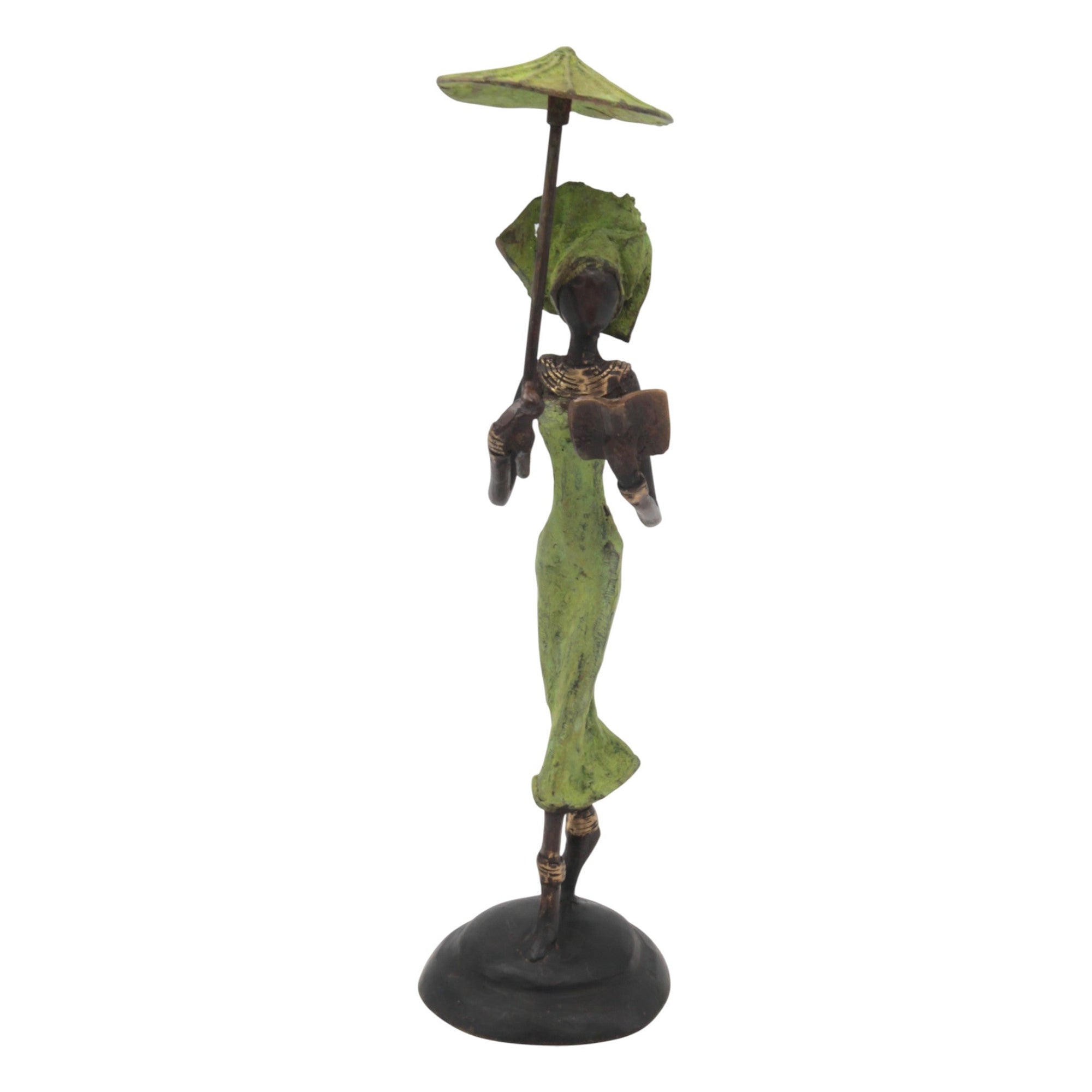 Bronze 20 cm vert n°12 