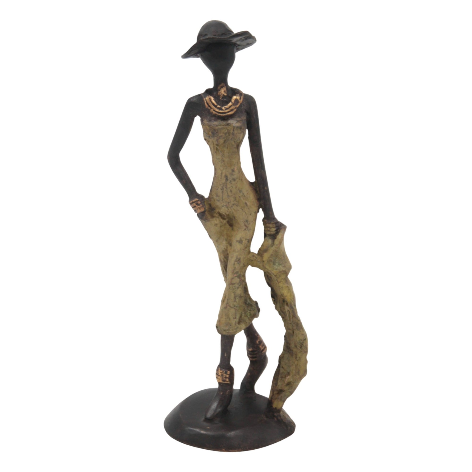Bronze 20 cm vert n°15 