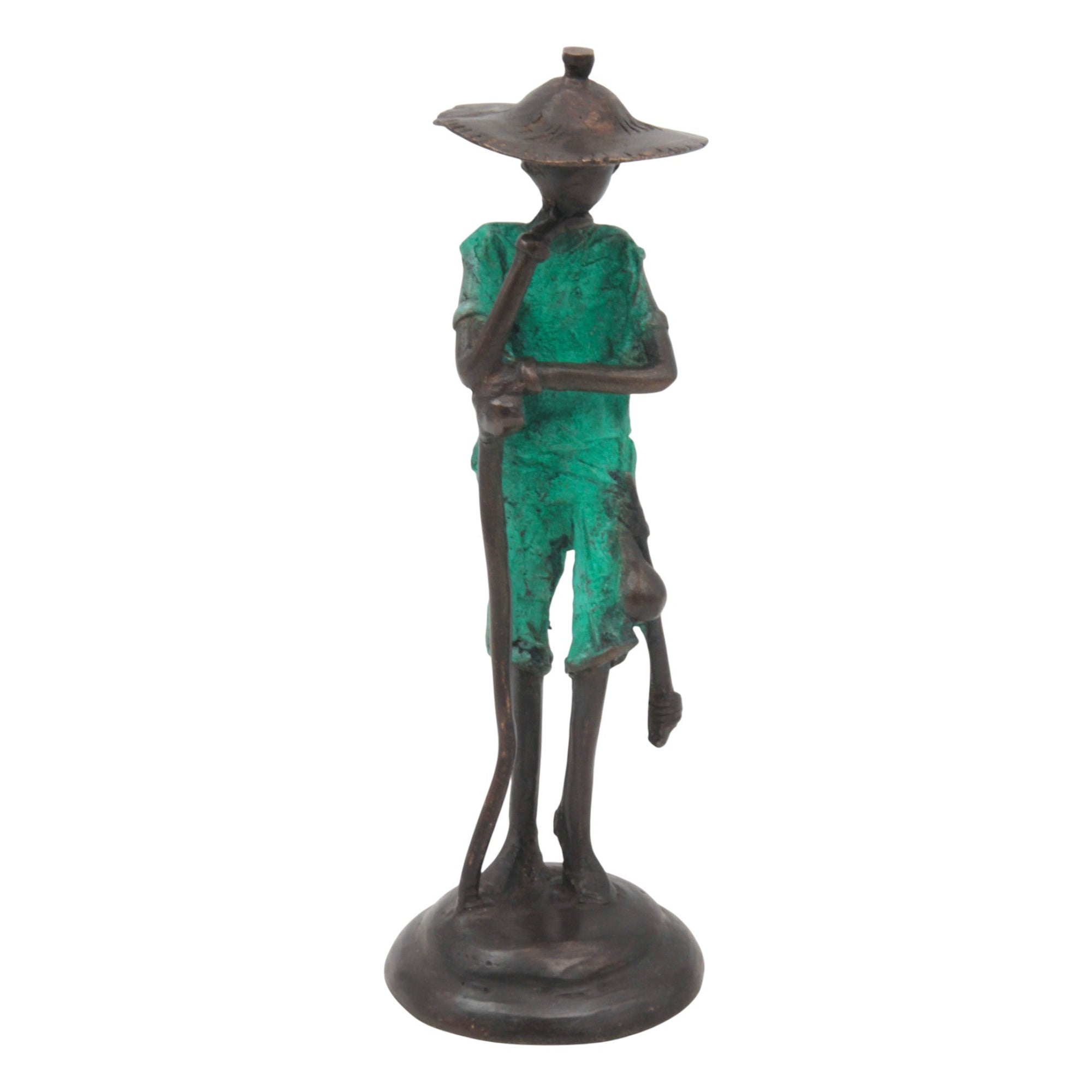 Bronze 20 cm turquoise n°3 