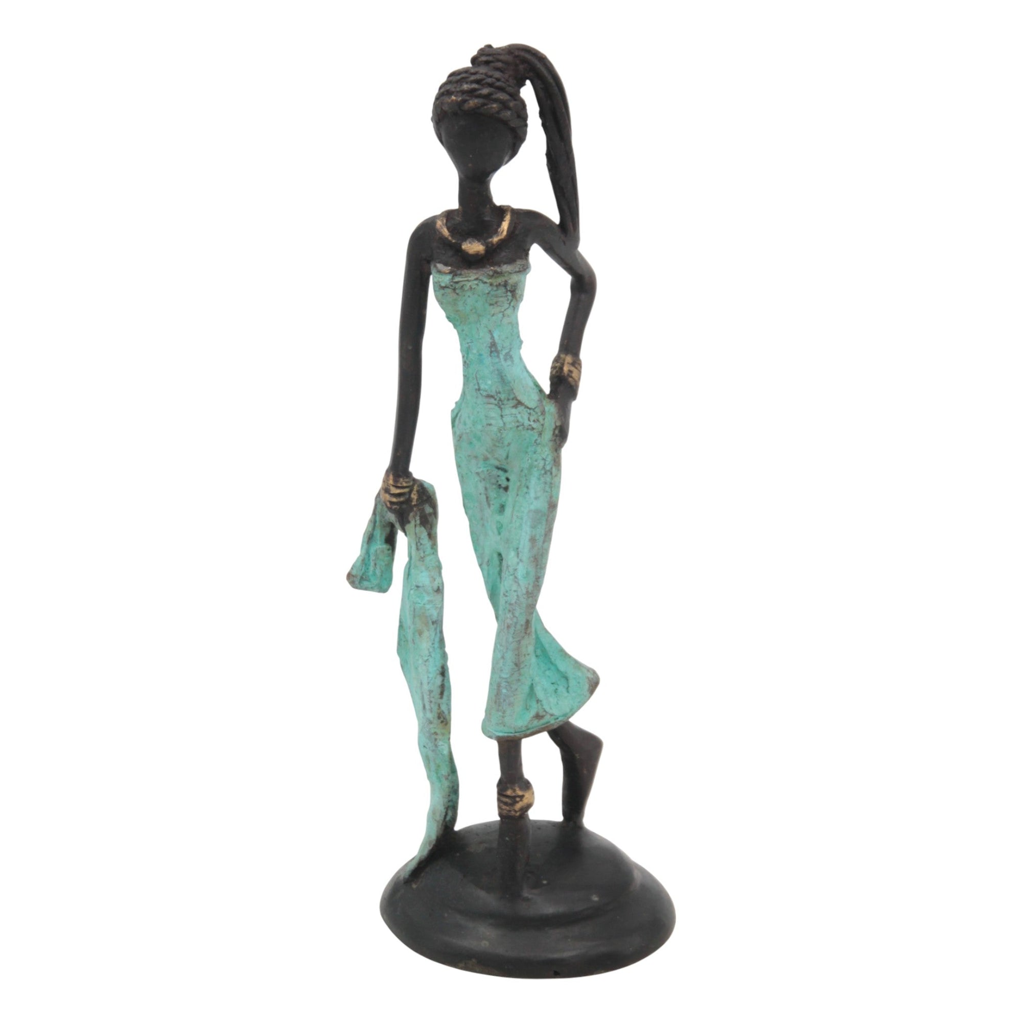 Bronze 20 cm turquoise n°5 