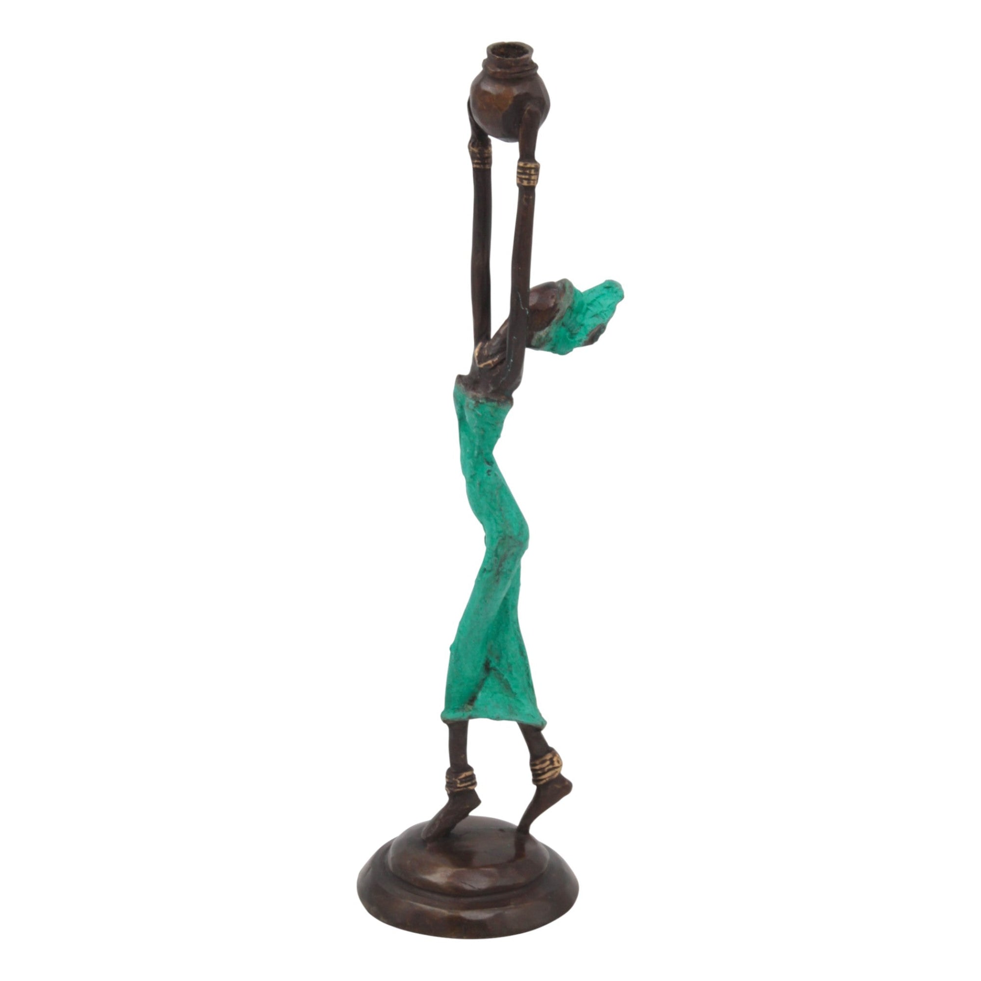 Bronze 20 cm turquoise n°9 