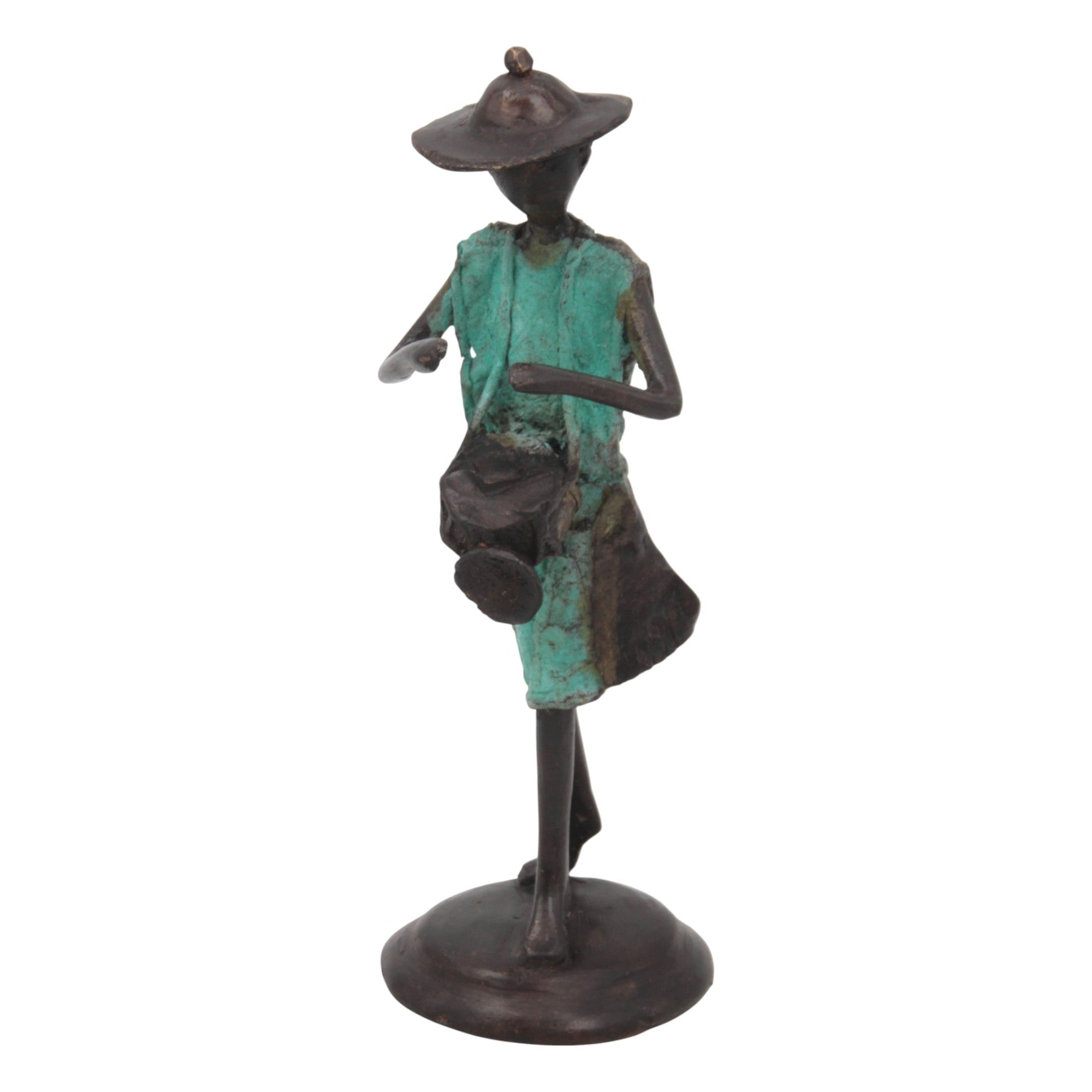 Bronze 20 cm turquoise n°16 