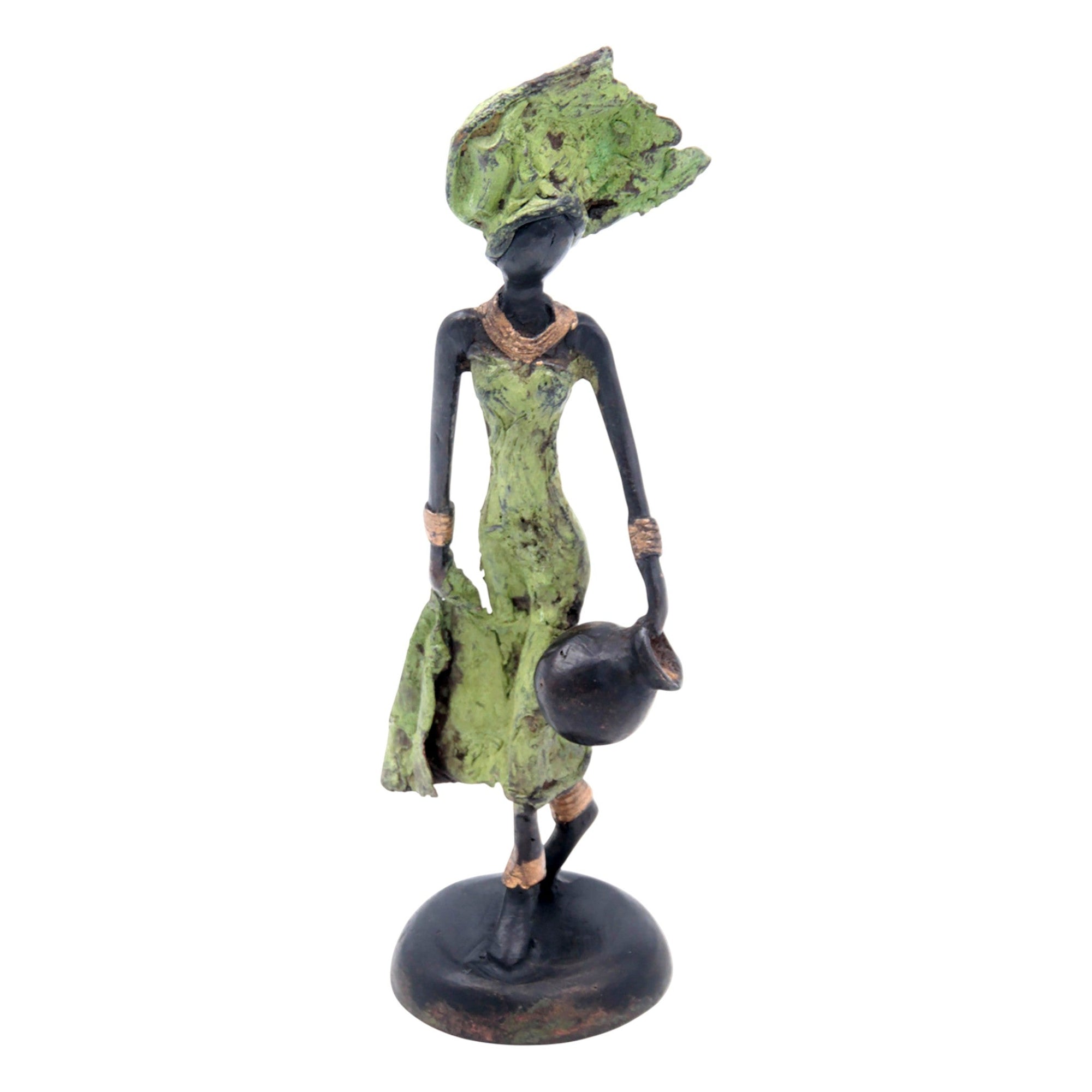 Bronze 15 cm vert n°1 