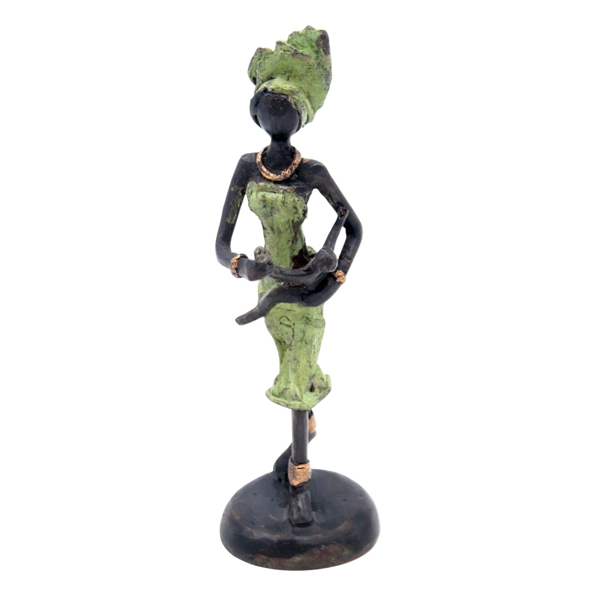 Bronze 15 cm vert n°3 
