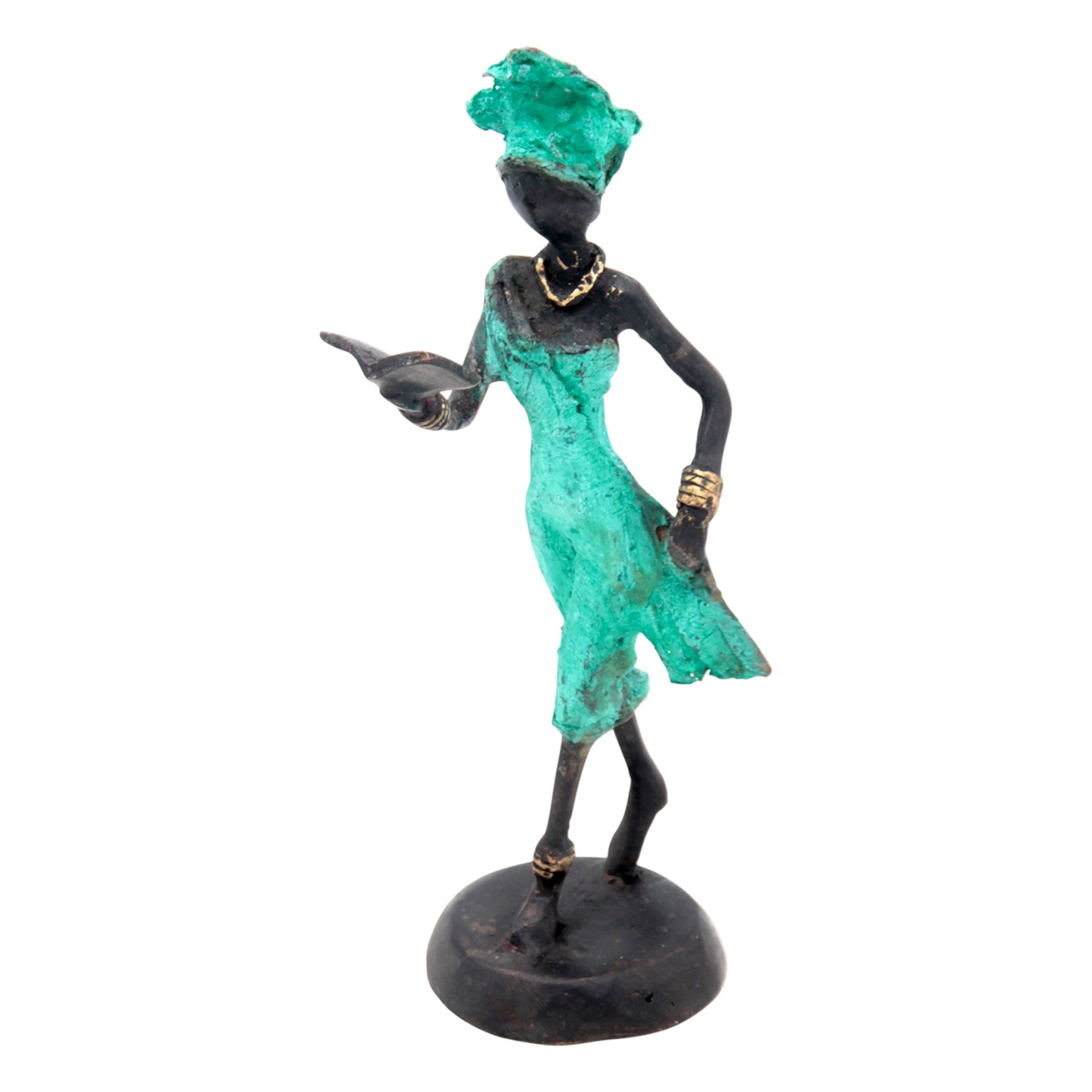 Bronze 15 cm vert n°4 