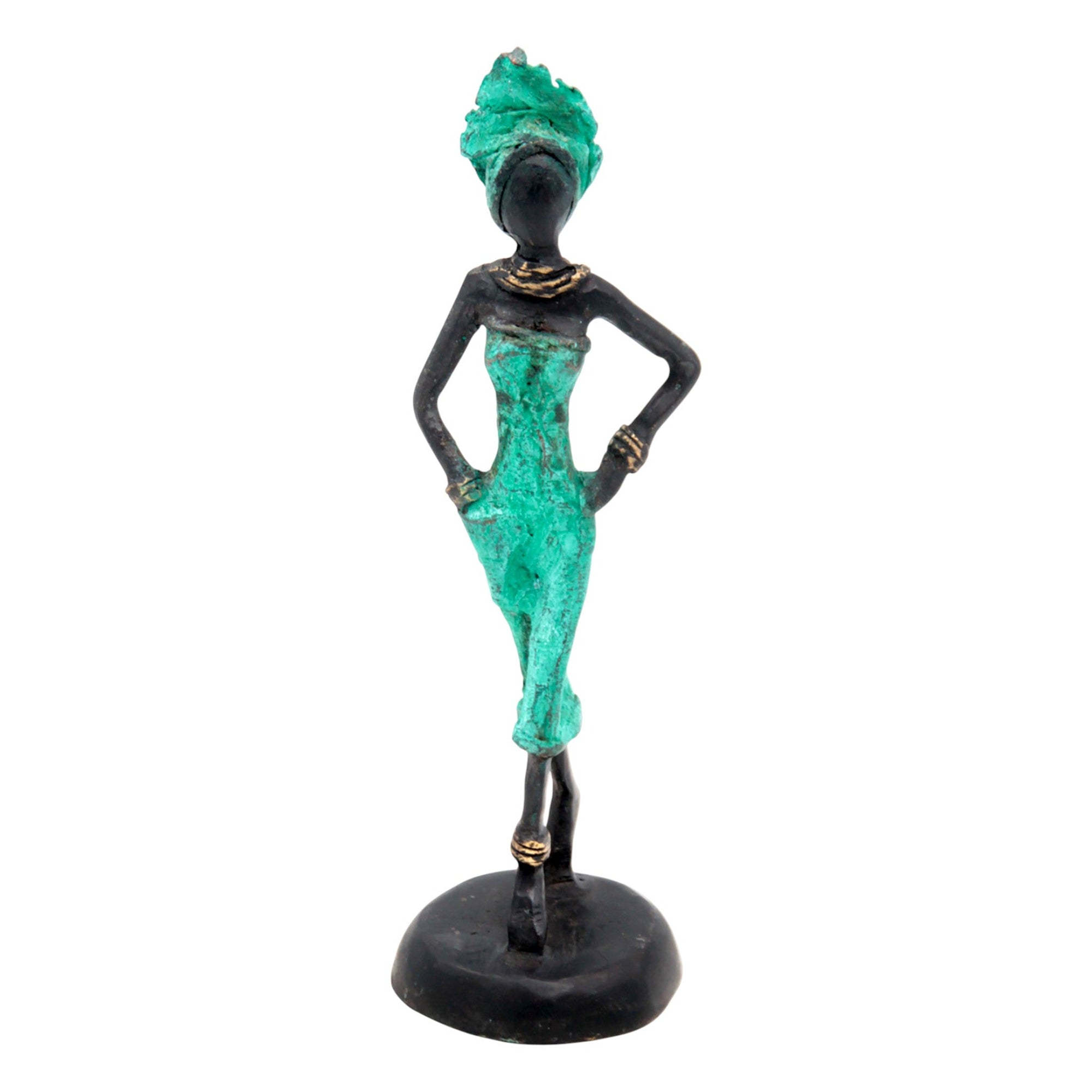 Bronze 15 cm vert n°7 