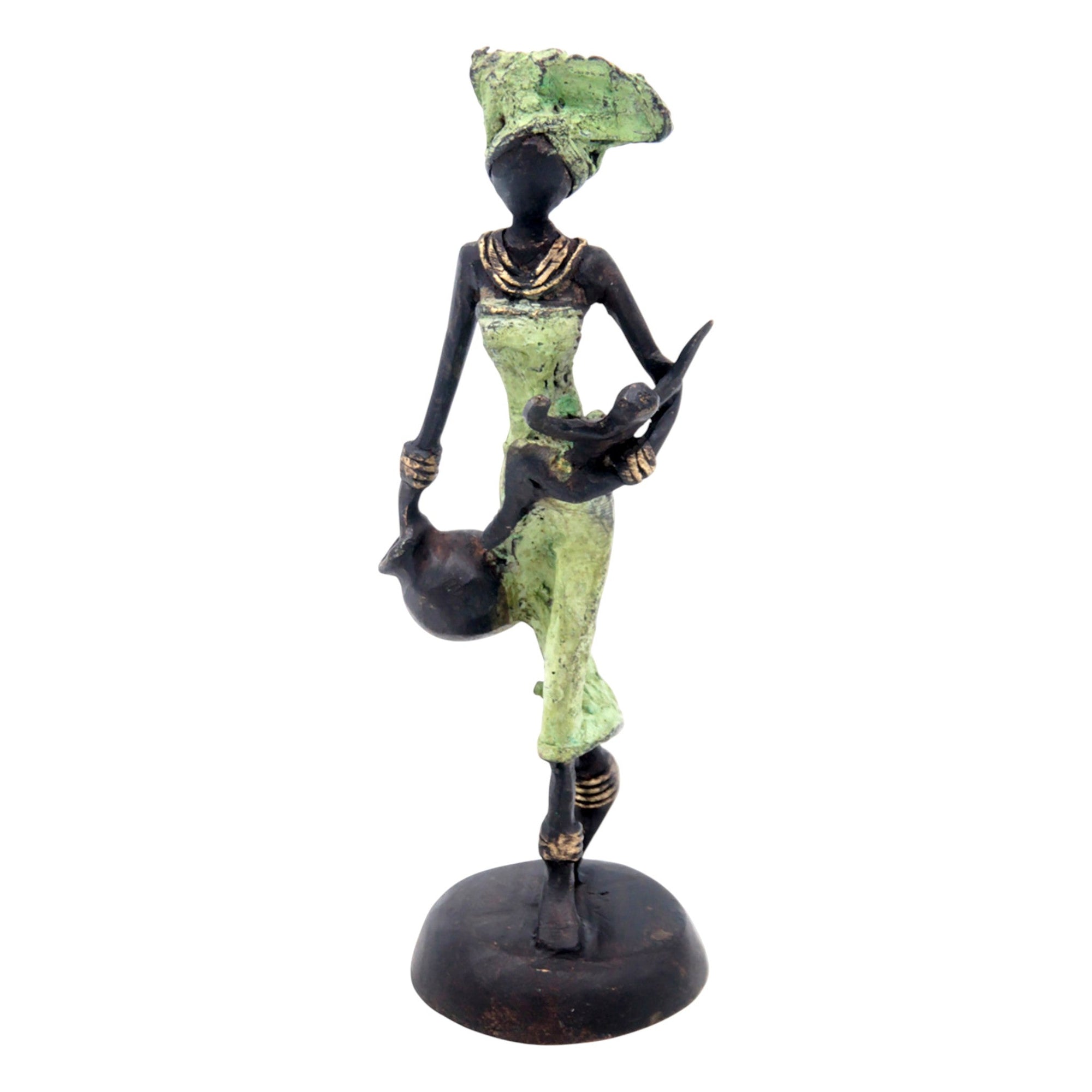 Bronze 15 cm vert n°13 