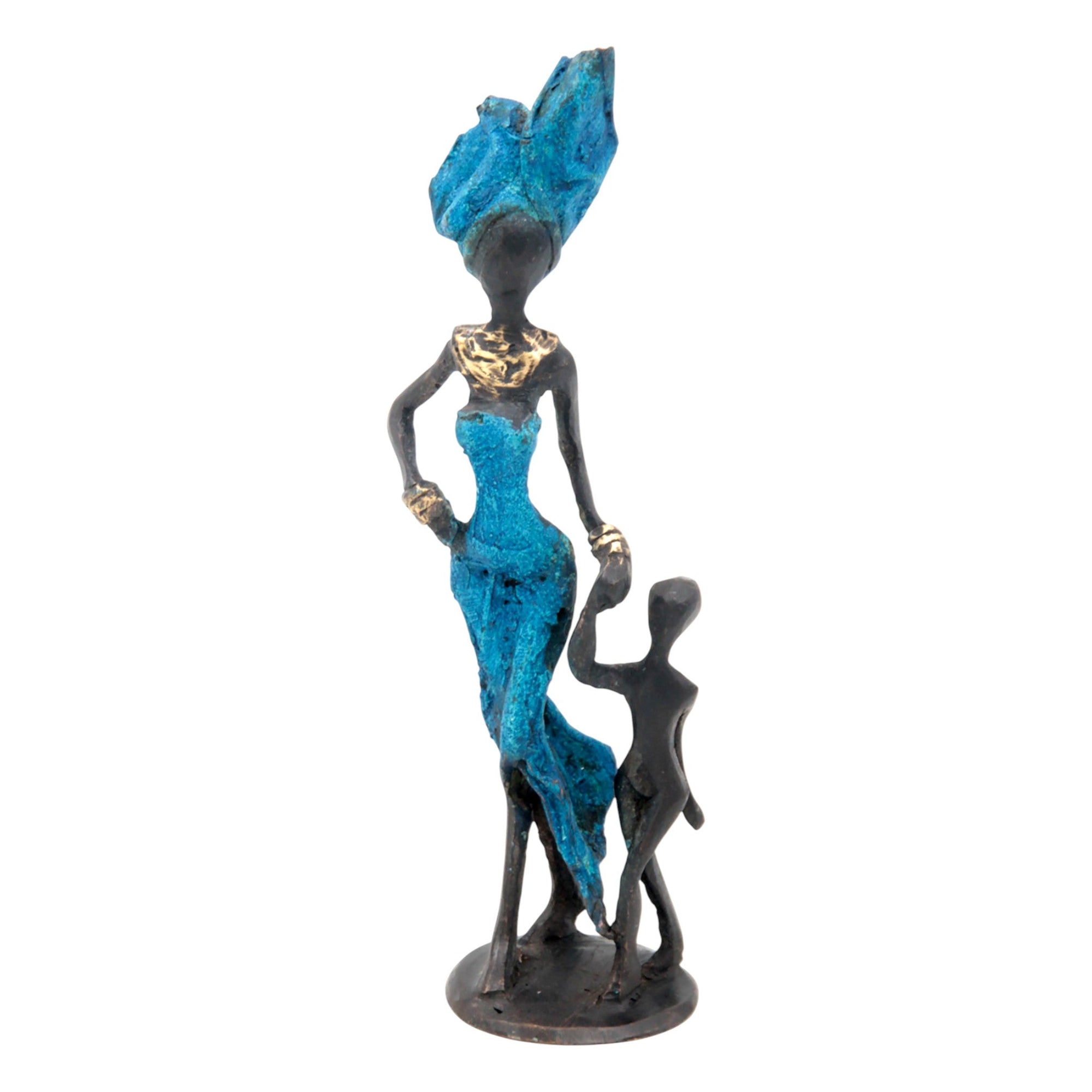 Bronze 15 cm bleu n°10 