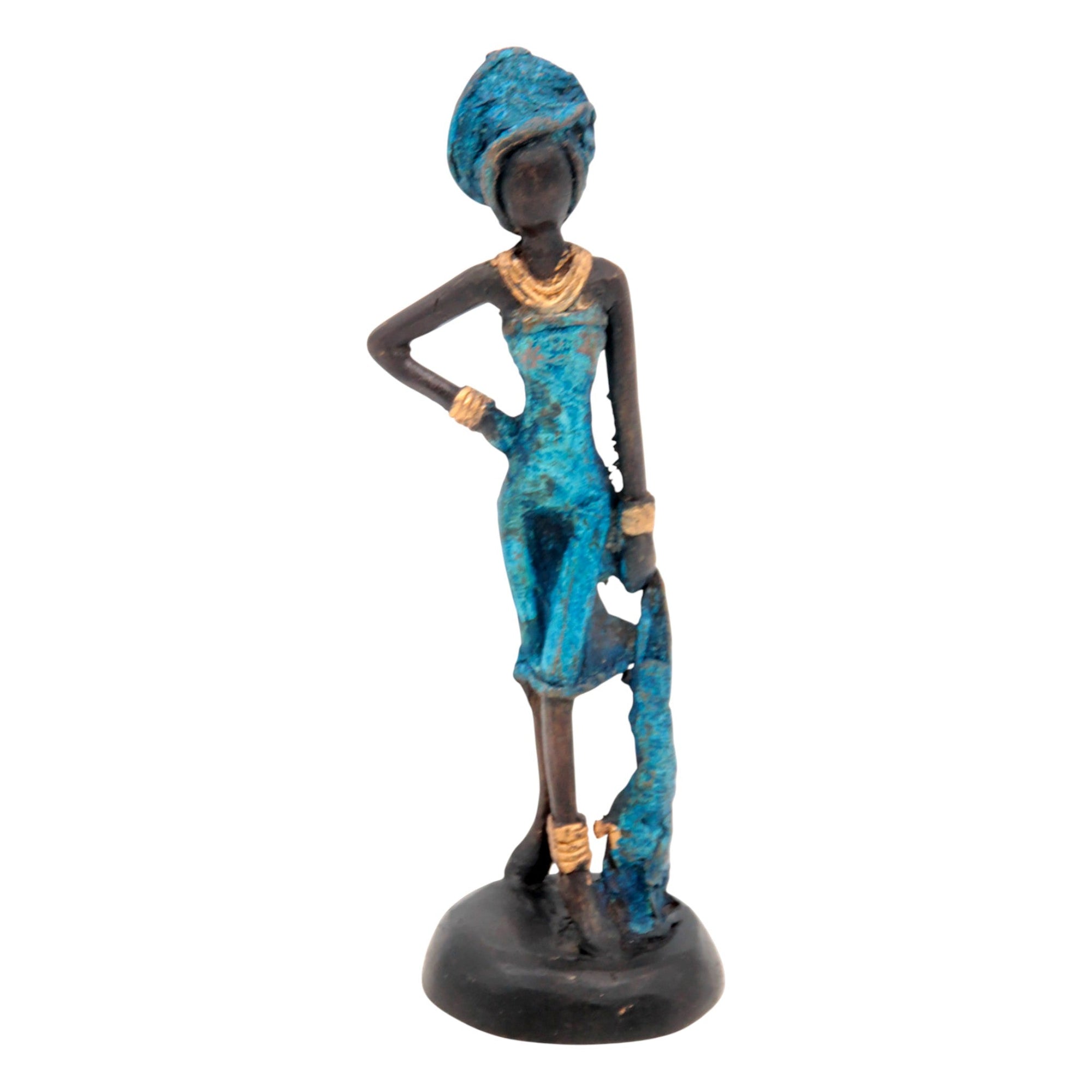 Bronze 15 cm bleu n°12 
