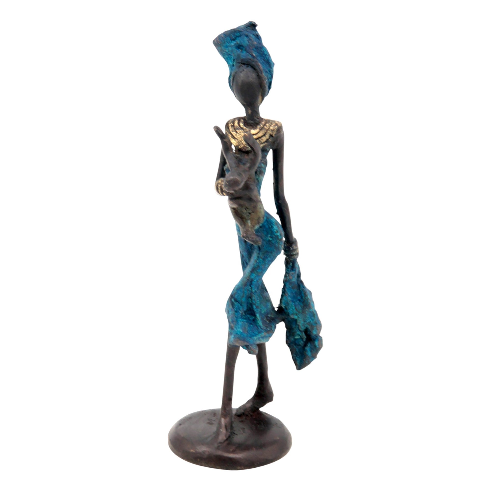 Bronze 15 cm bleu n°31 