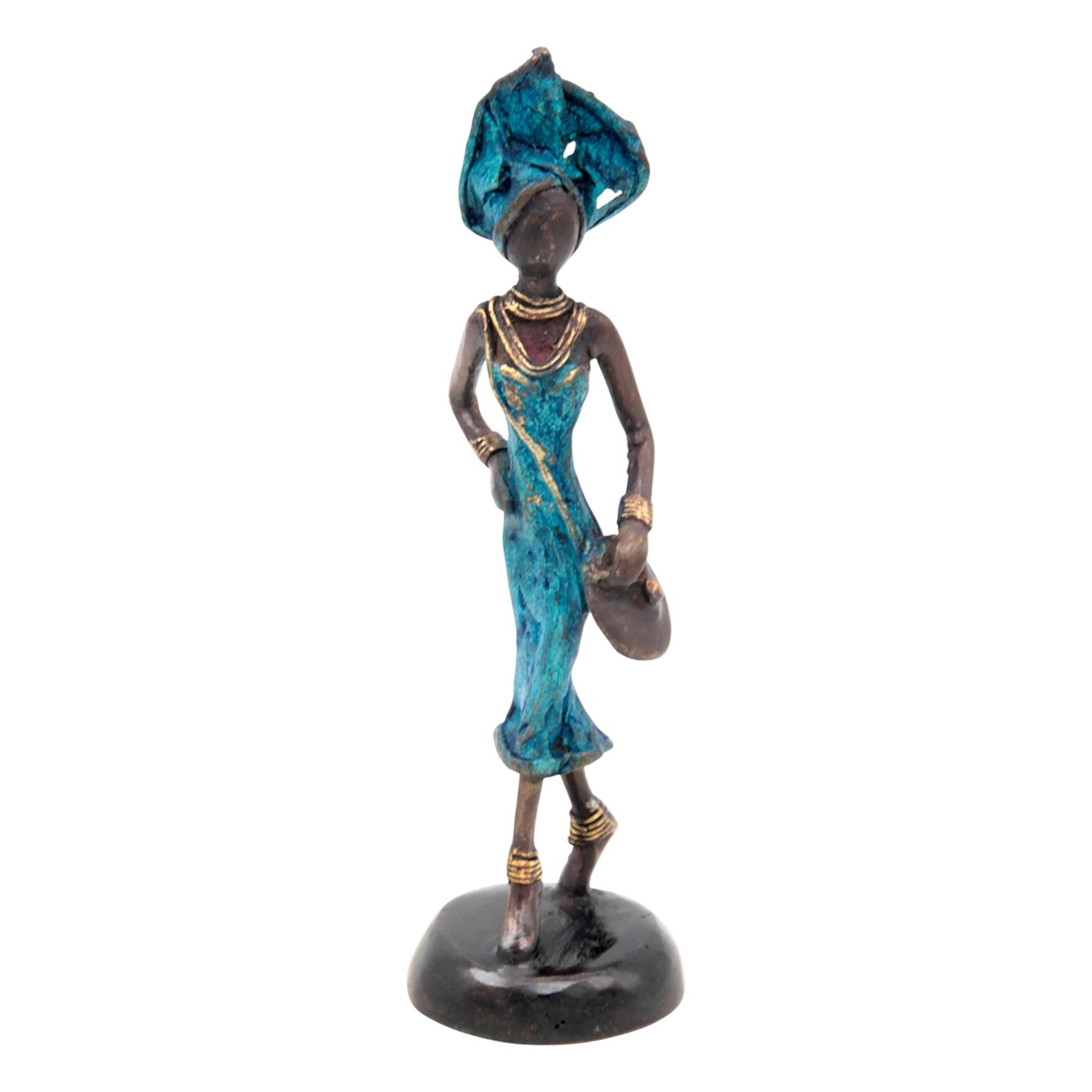 Bronze 15 cm bleu n°33 