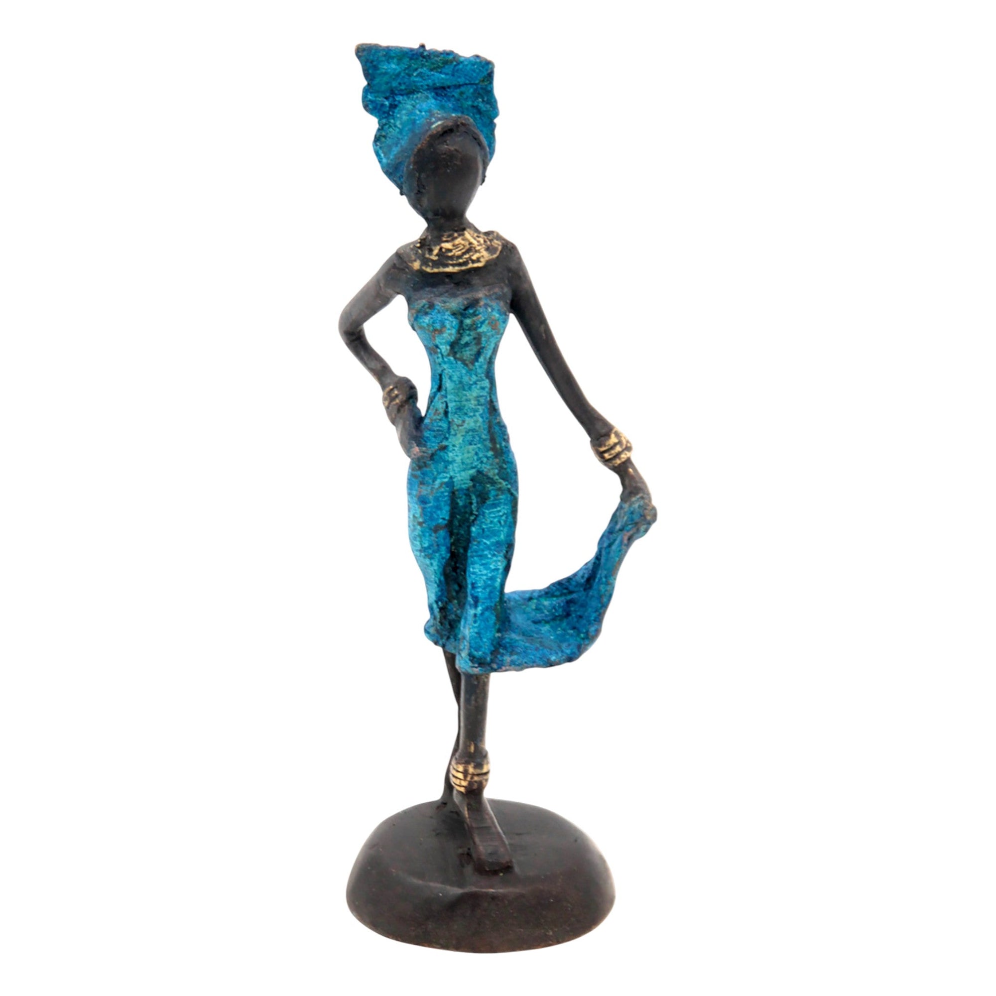 Bronze 15 cm bleu n°46 