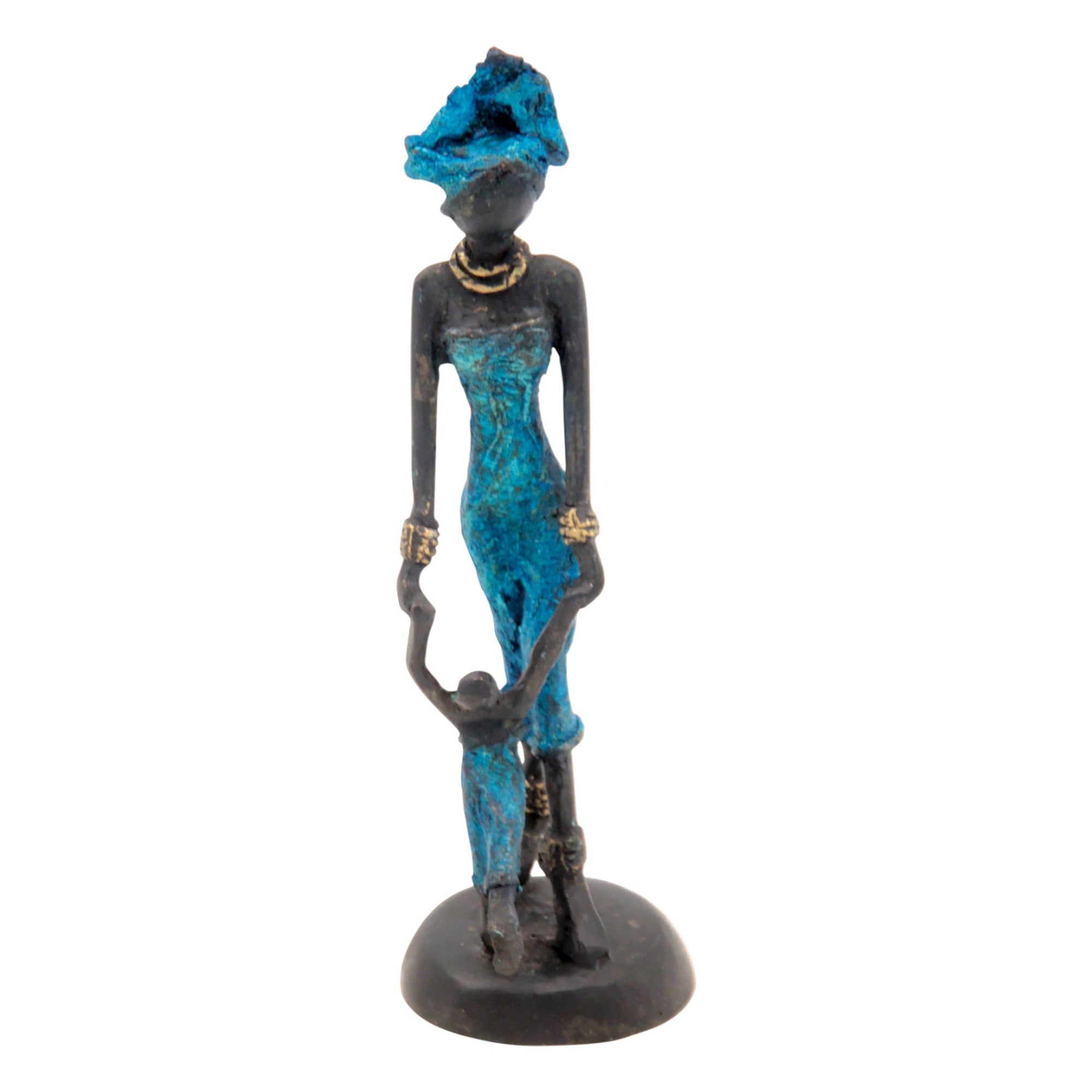 Bronze 15 cm bleu n°2 
