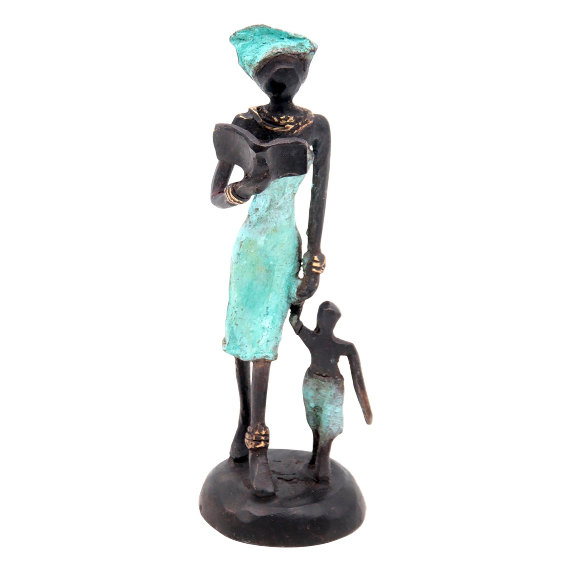 Bronze 15 cm turquoise n°5 