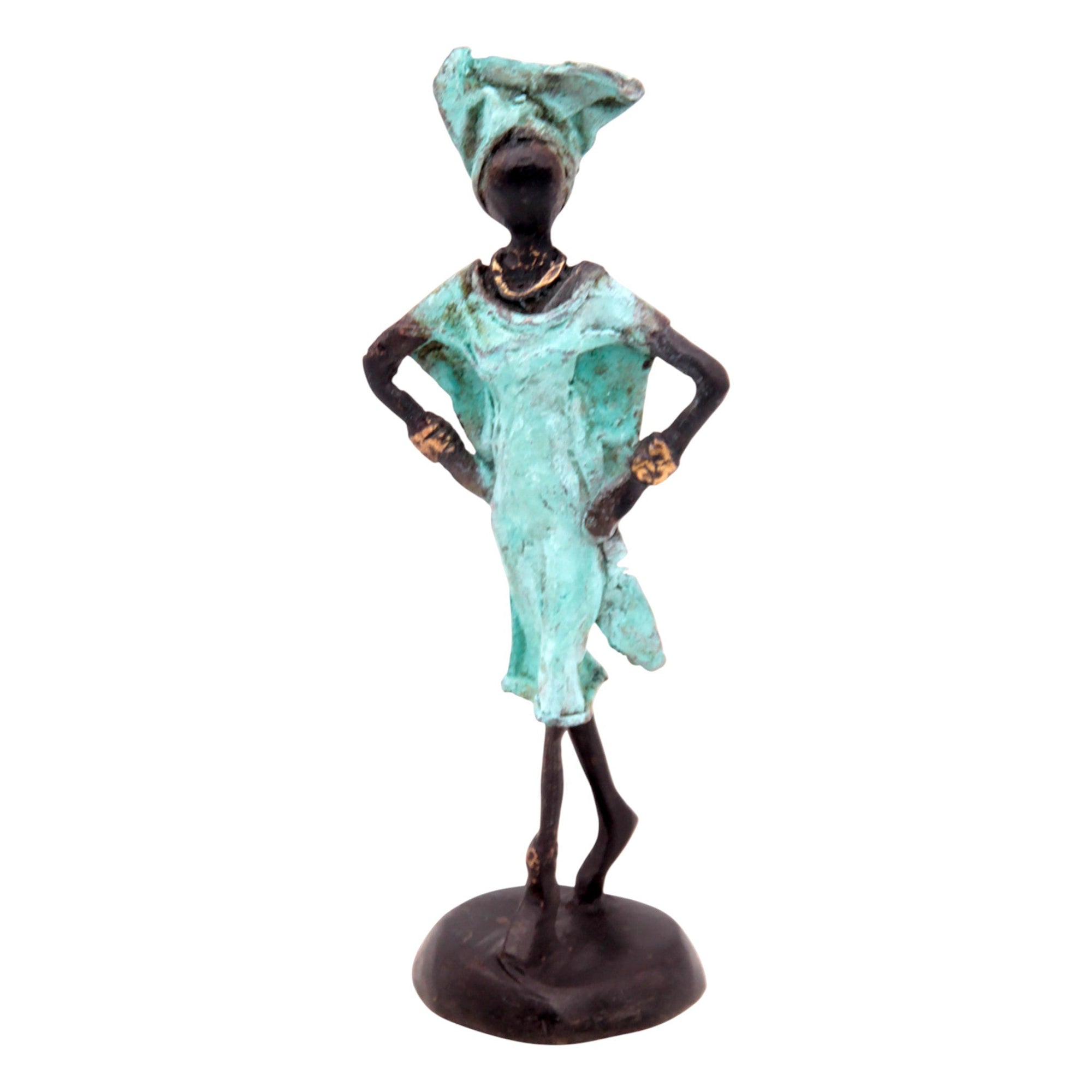 Bronze 15 cm turquoise n°16 