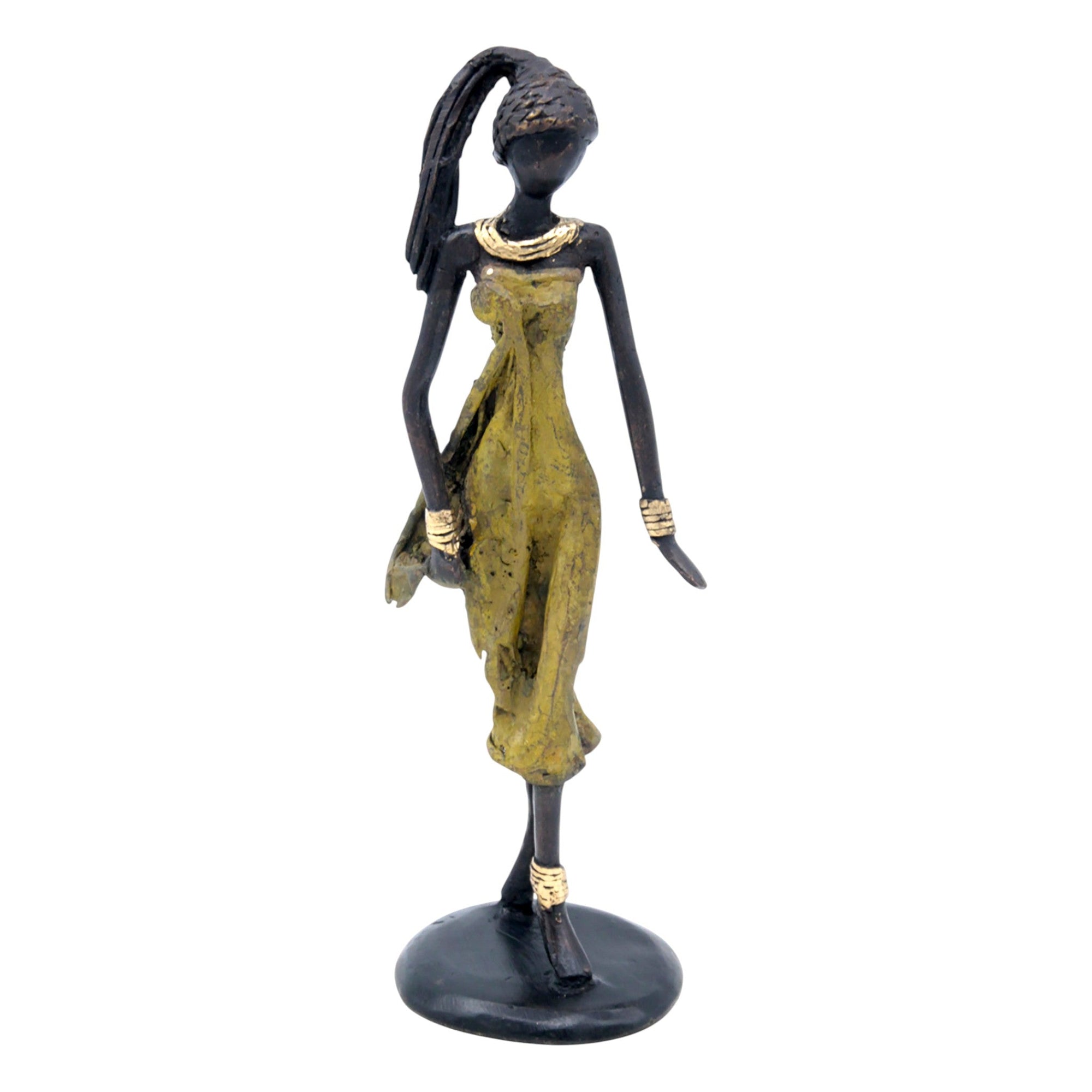Bronze 25 cm vert n°1 