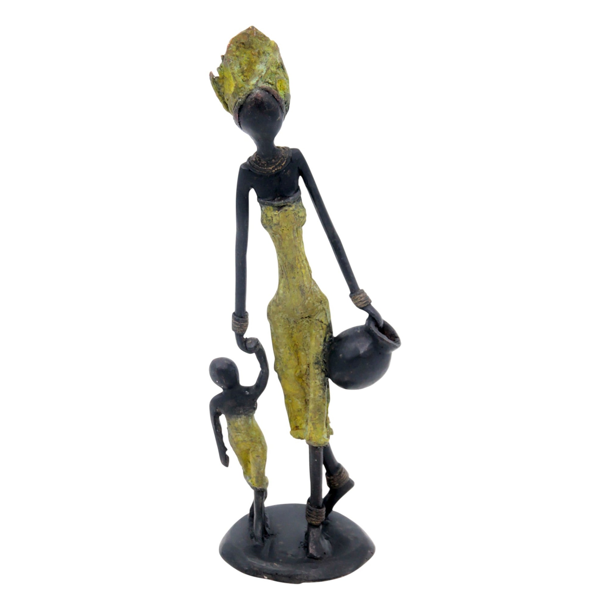 Bronze 25 cm vert n°2 