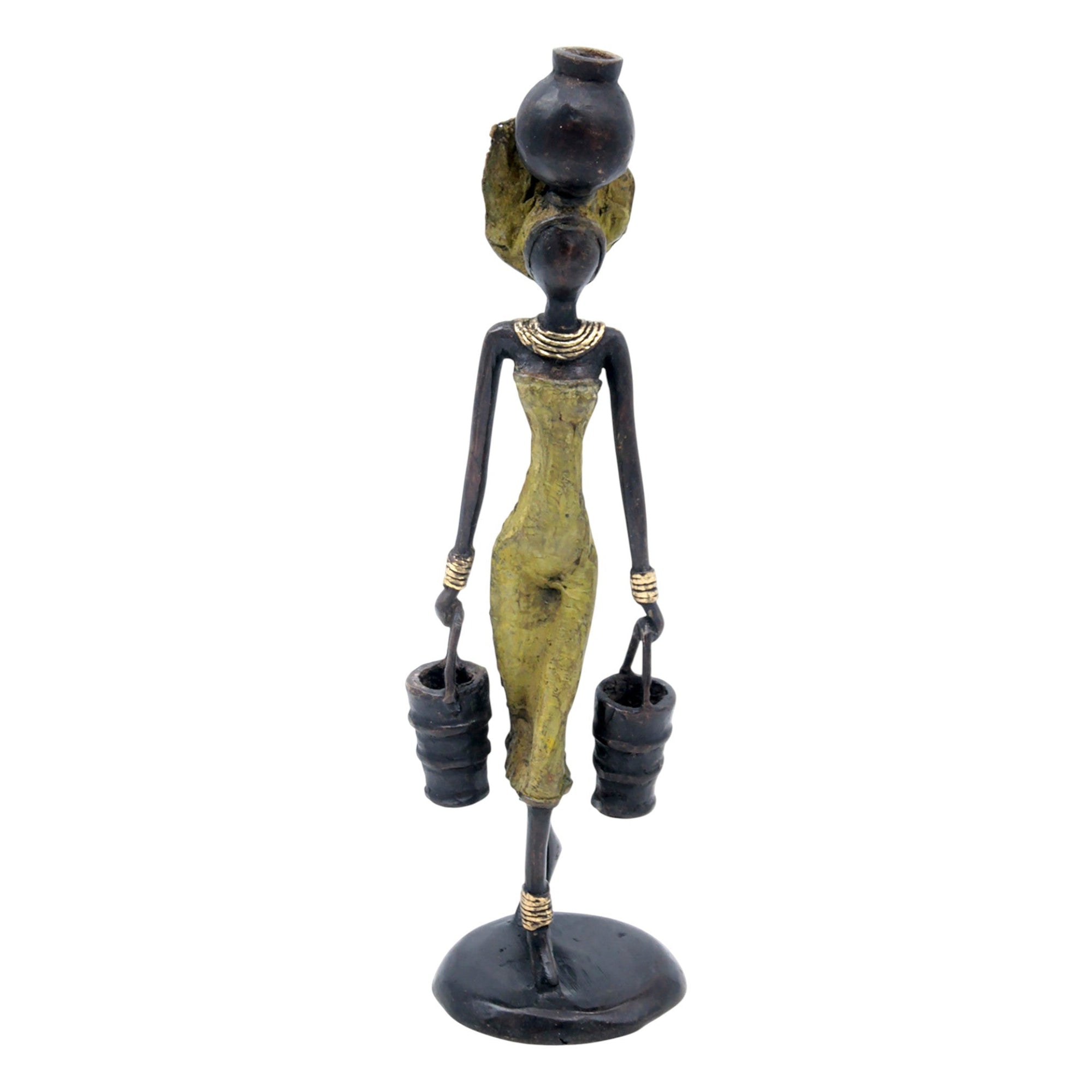 Bronze 25 cm vert n°7 