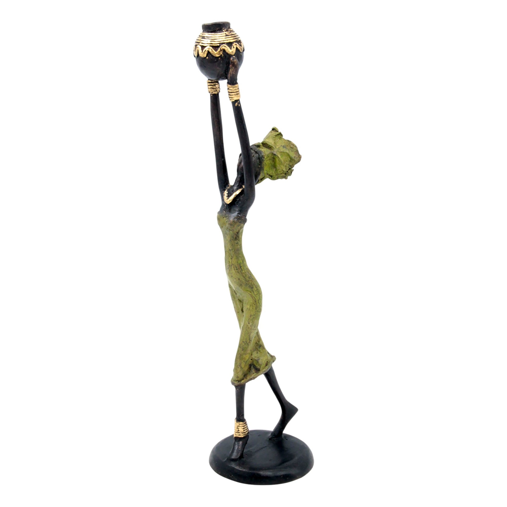 Bronze 25 cm vert n°21 