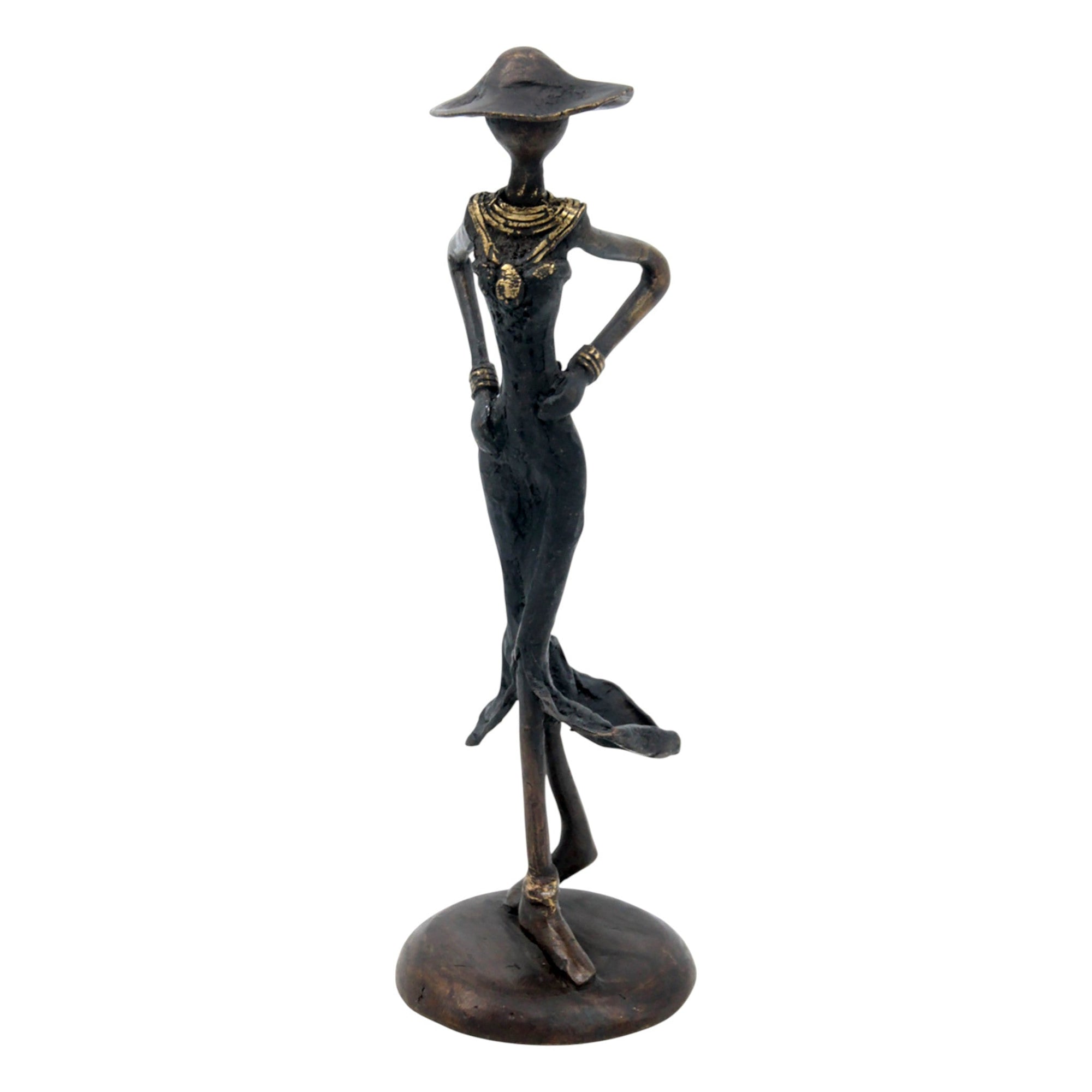 Bronze 25 cm noir n°6 