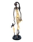 Bronze 35 cm doré n°3 