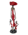 Bronze 35 cm rouge n°9 