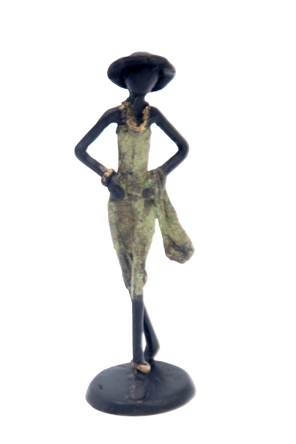 Bronze 15 cm vert n°6 Bronzes d'Afrique