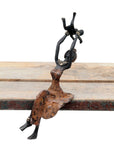 Bronze assis 15 cm marron n°5 