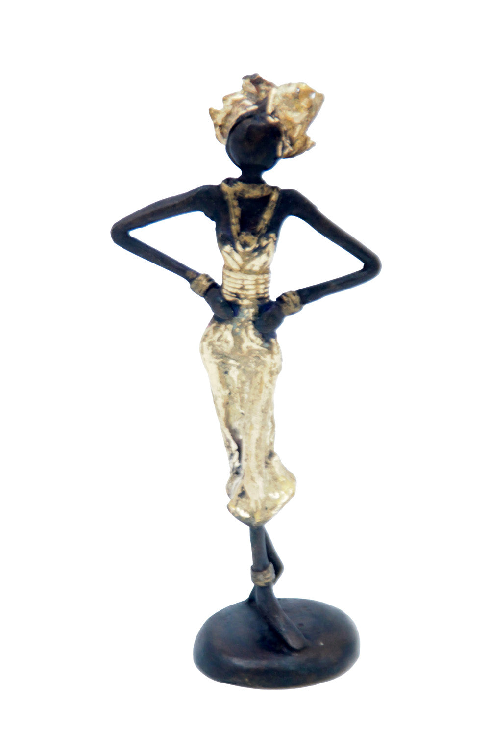 Bronze 15 cm doré n°5 Bronzes d'Afrique