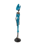 Bronze 55 cm bleu n°1 